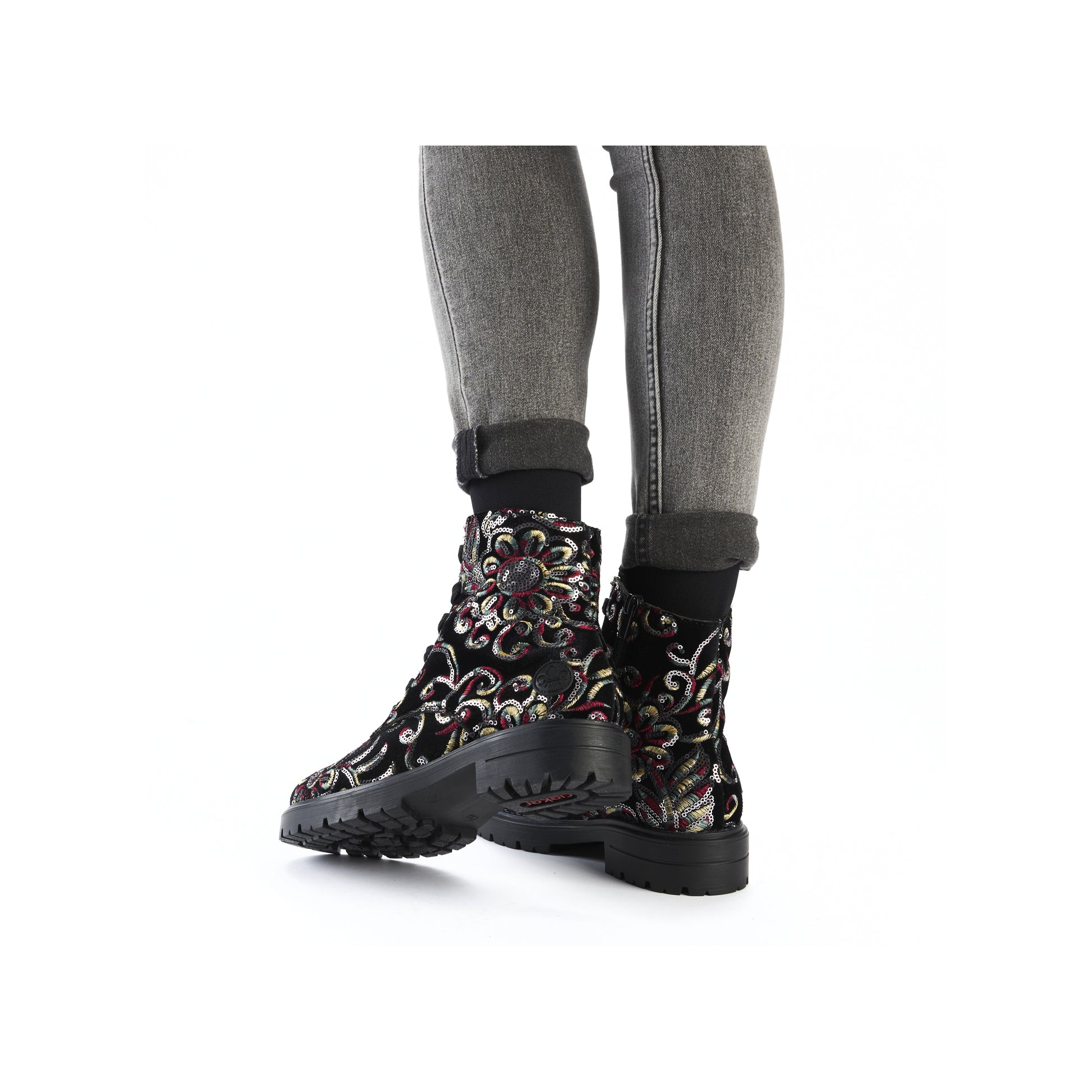 Multi Zip Boots for Women | Rieker Z2841-90