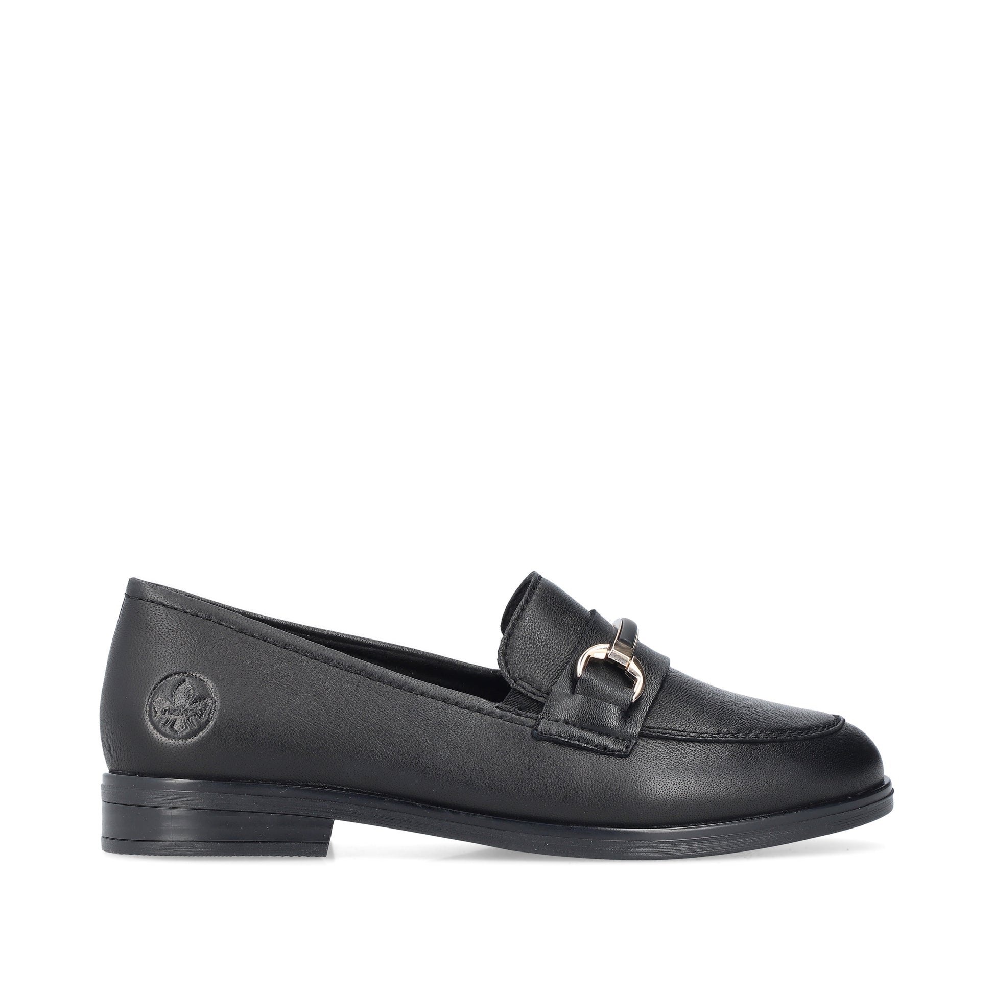 Black Elasticated Shoes for Women | Rieker 46262-01
