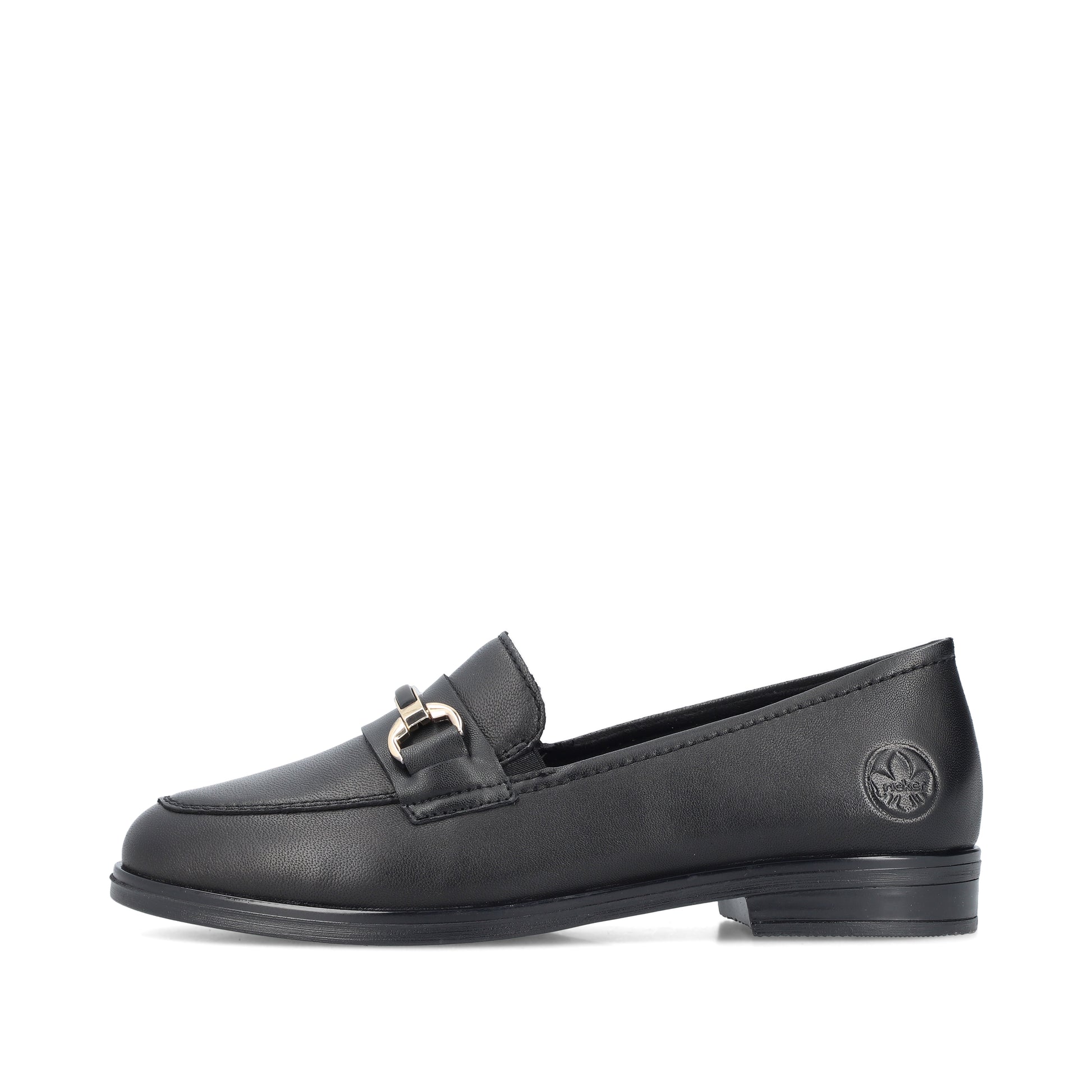 Black Elasticated Shoes for Women | Rieker 46262-01