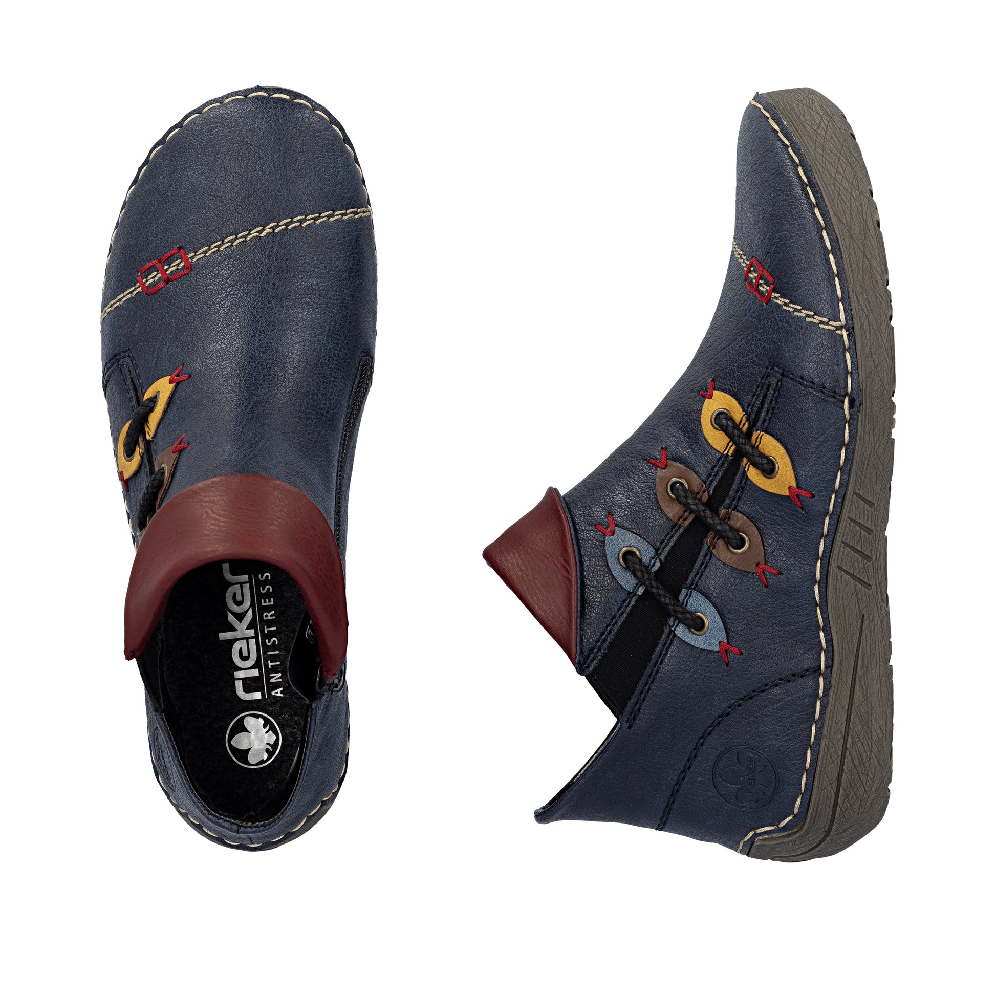 Blue Zip Boots for Women | Rieker 72581-14