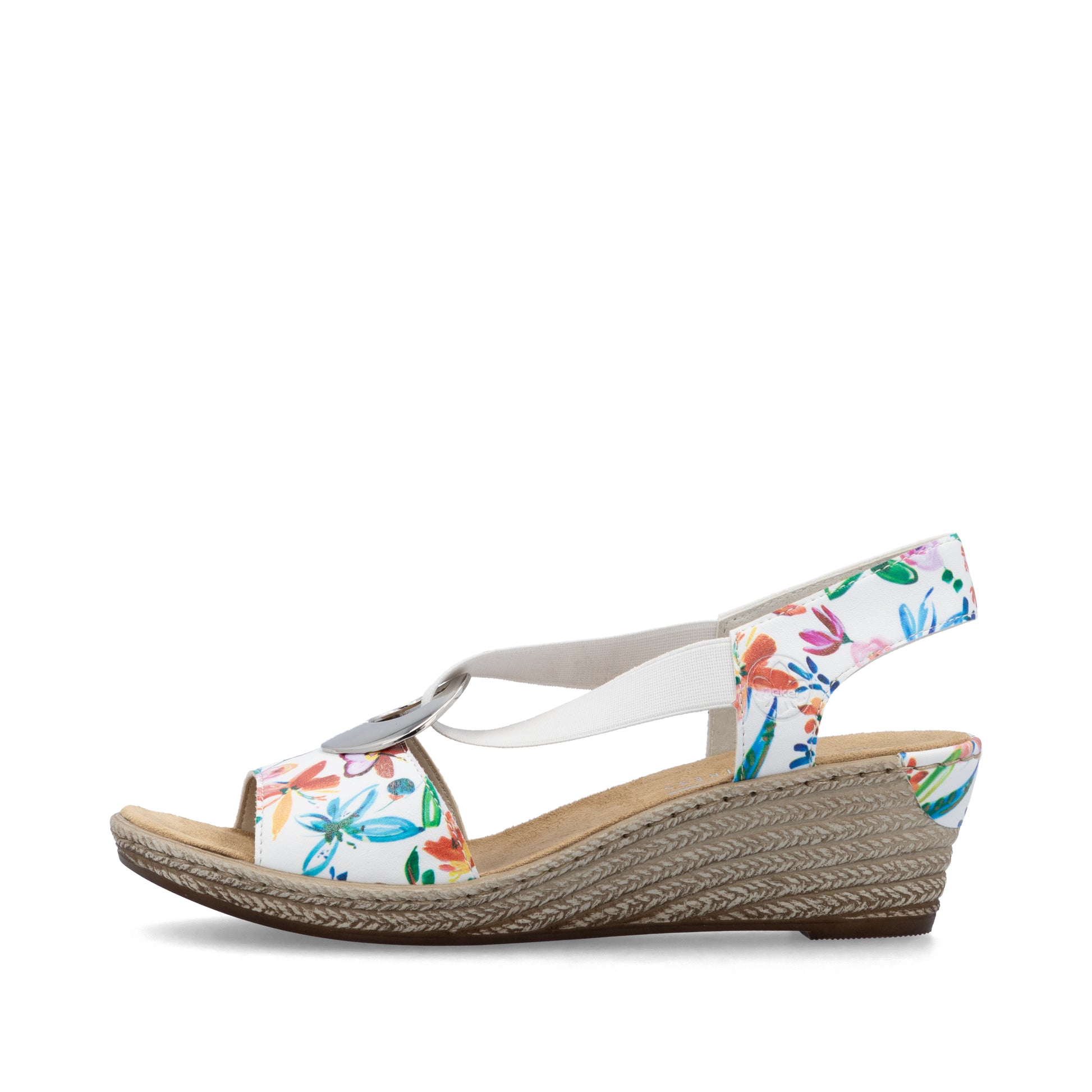 Multi Elasticated Sandals for Women | Rieker 624H6-91