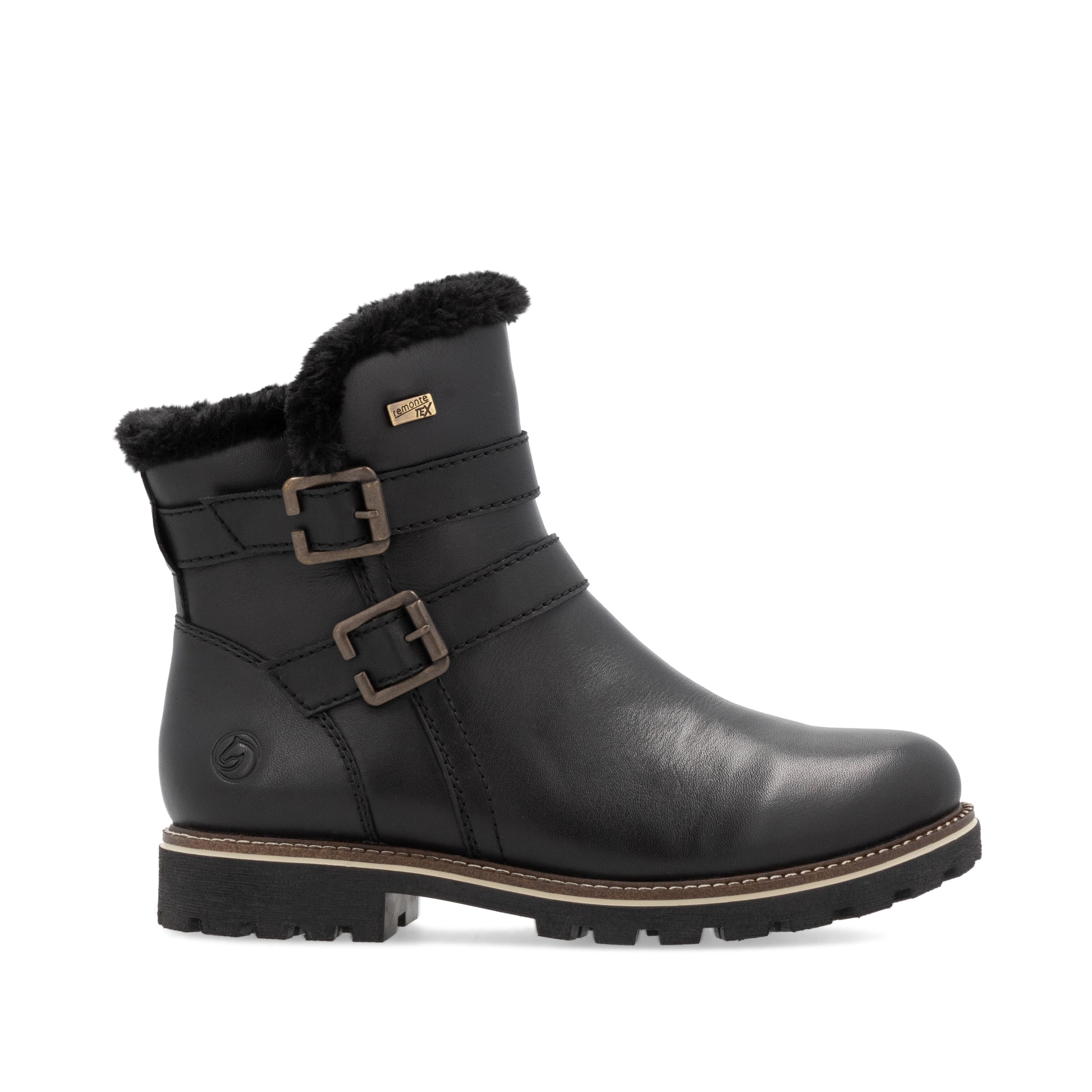 Black Zip Boots for Women | Remonte D8484-00