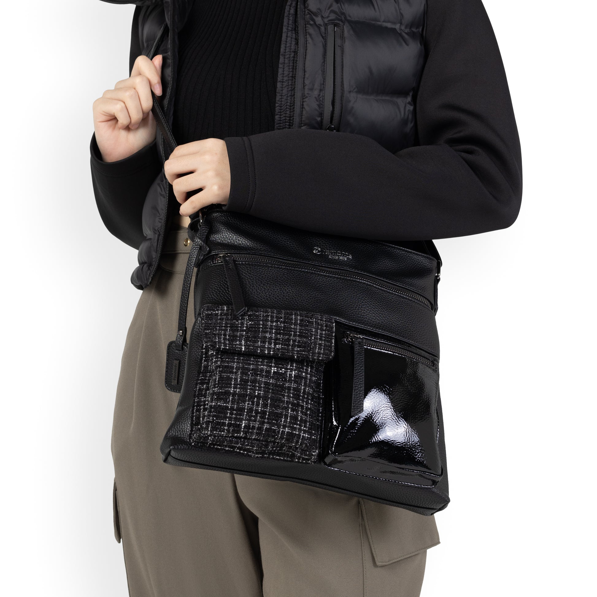 Black Zip Bags for Women | Remonte Q0729-01
