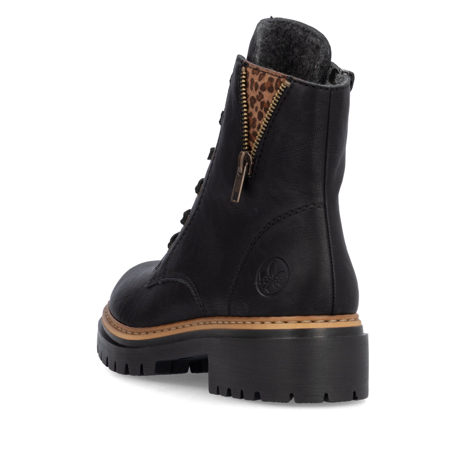 Black Zip Boots for Women | Rieker 72617-00