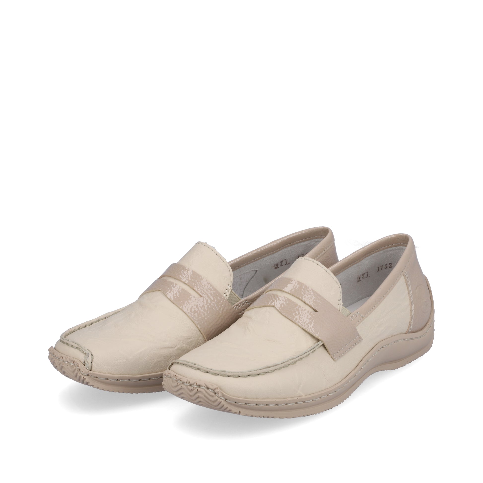 Beige Slip-On Shoes for Women | Rieker L1752-60