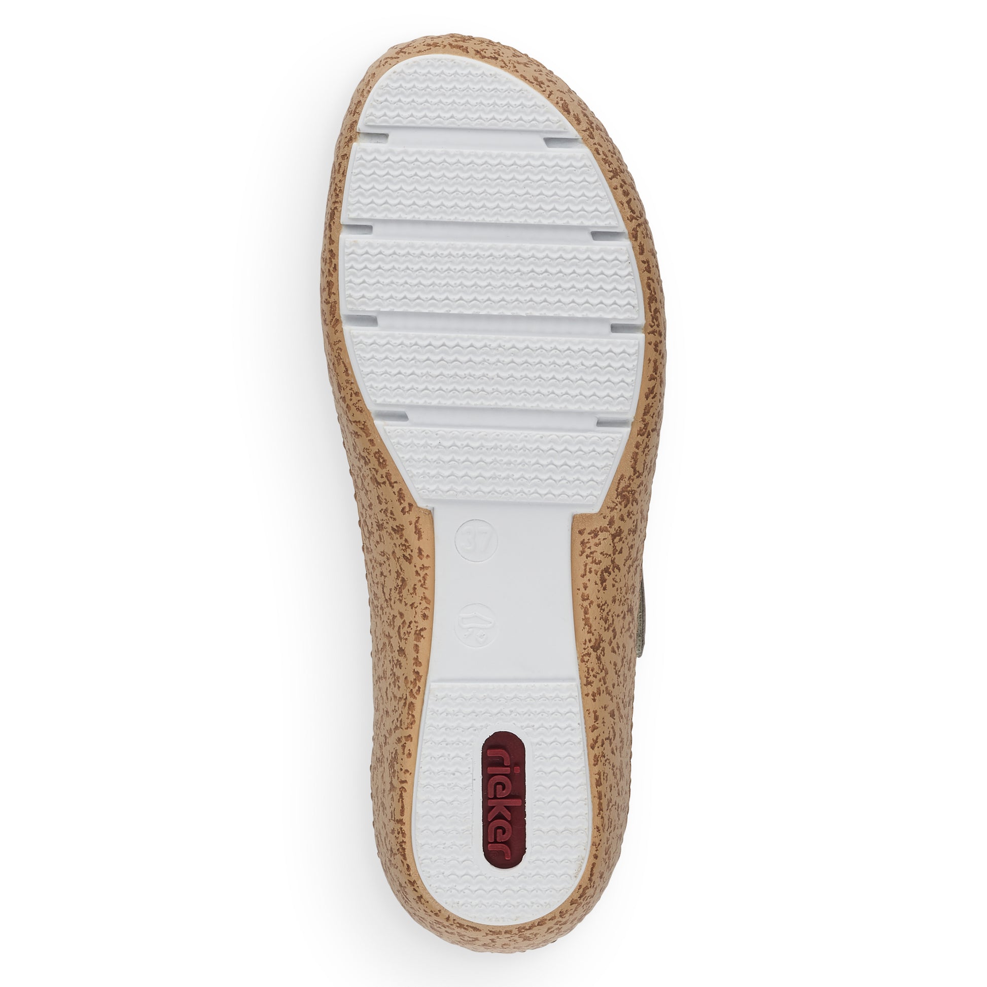 Grey Hook & Loop Shoes for Women | Rieker 44885-40