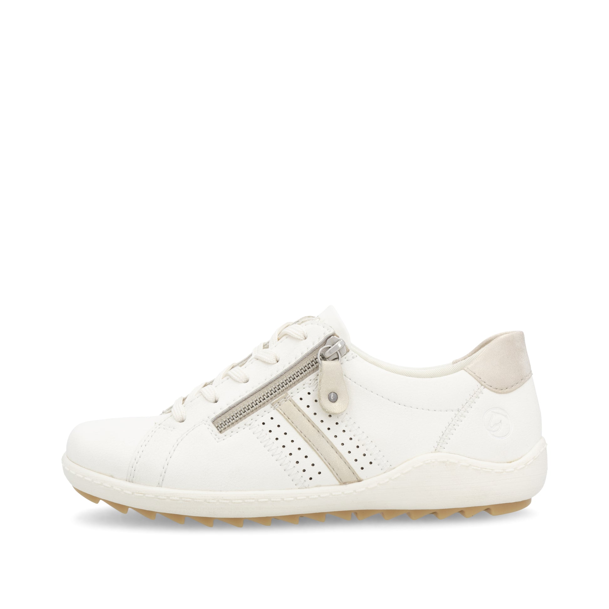 White Zip Shoes for Women | Remonte R1432-80
