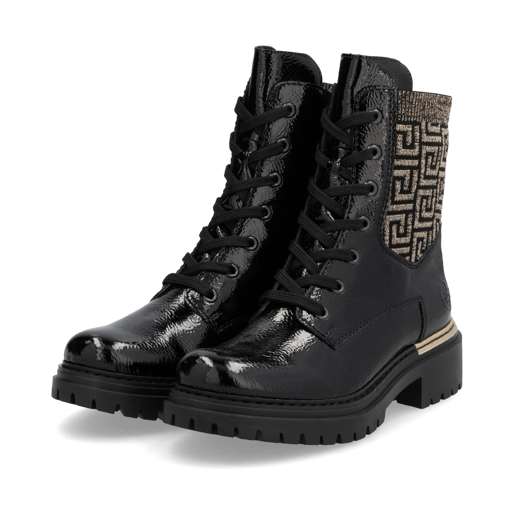 Black Zip Boots for Women | Rieker 72607-00