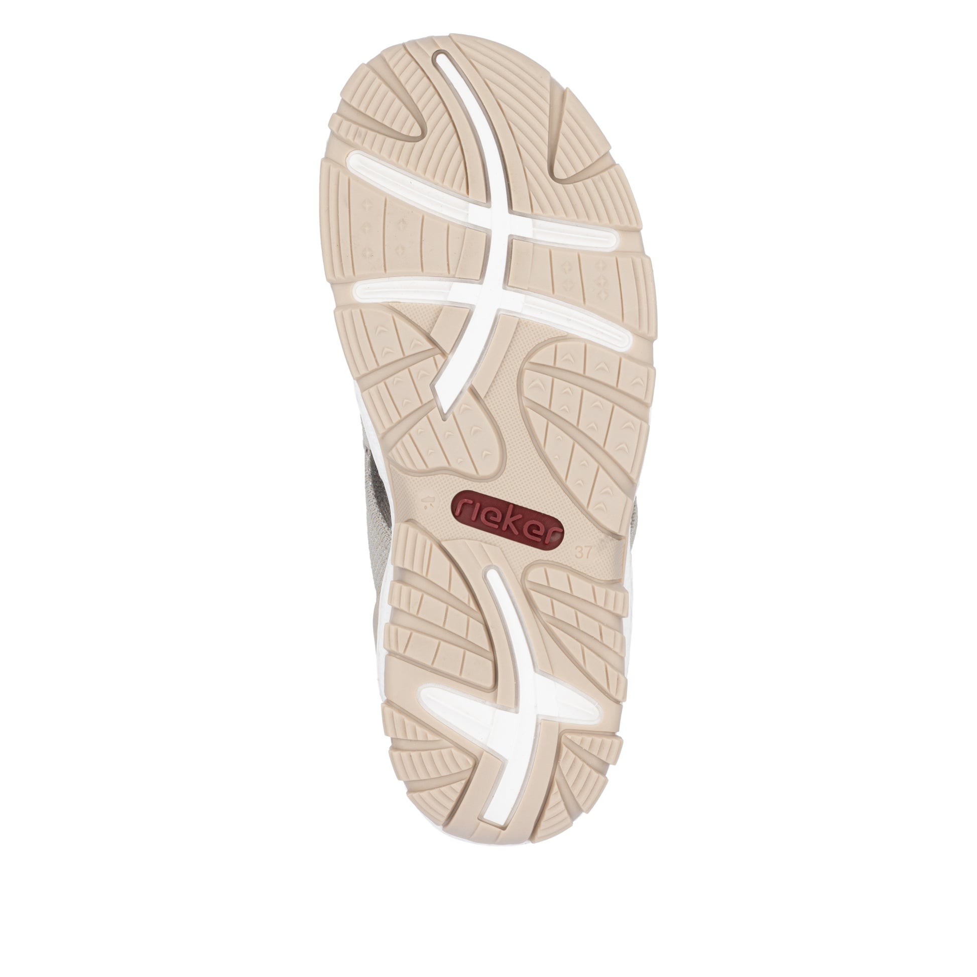 Beige Elasticated Sandals for Women | Rieker 68895-64