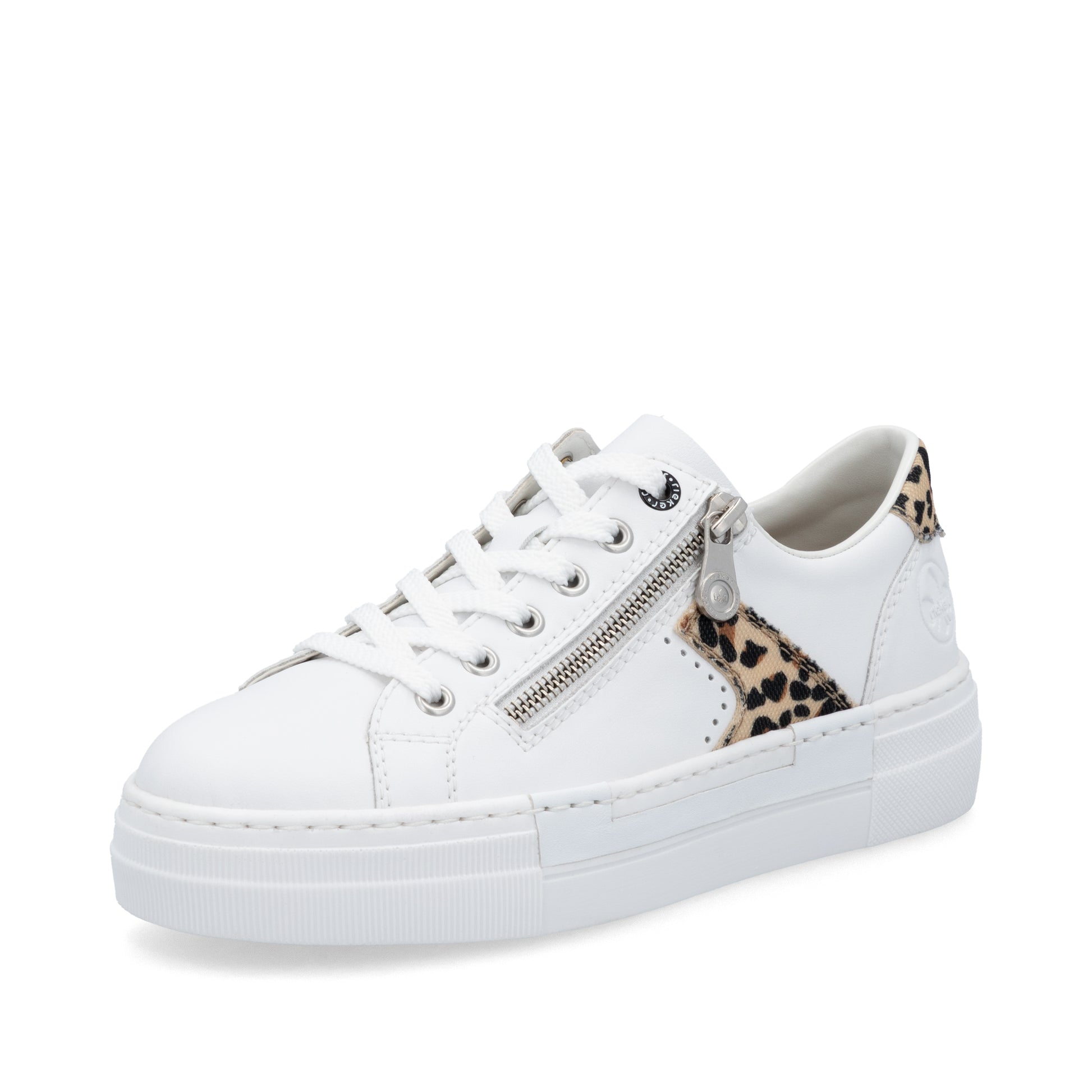 White Zip Shoes for Women | Rieker N4924-81