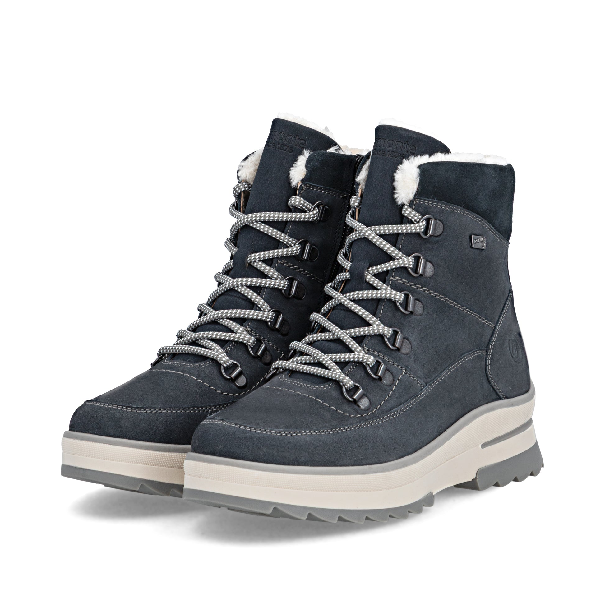 Blue Zip Boots for Women | Remonte D2B74-14