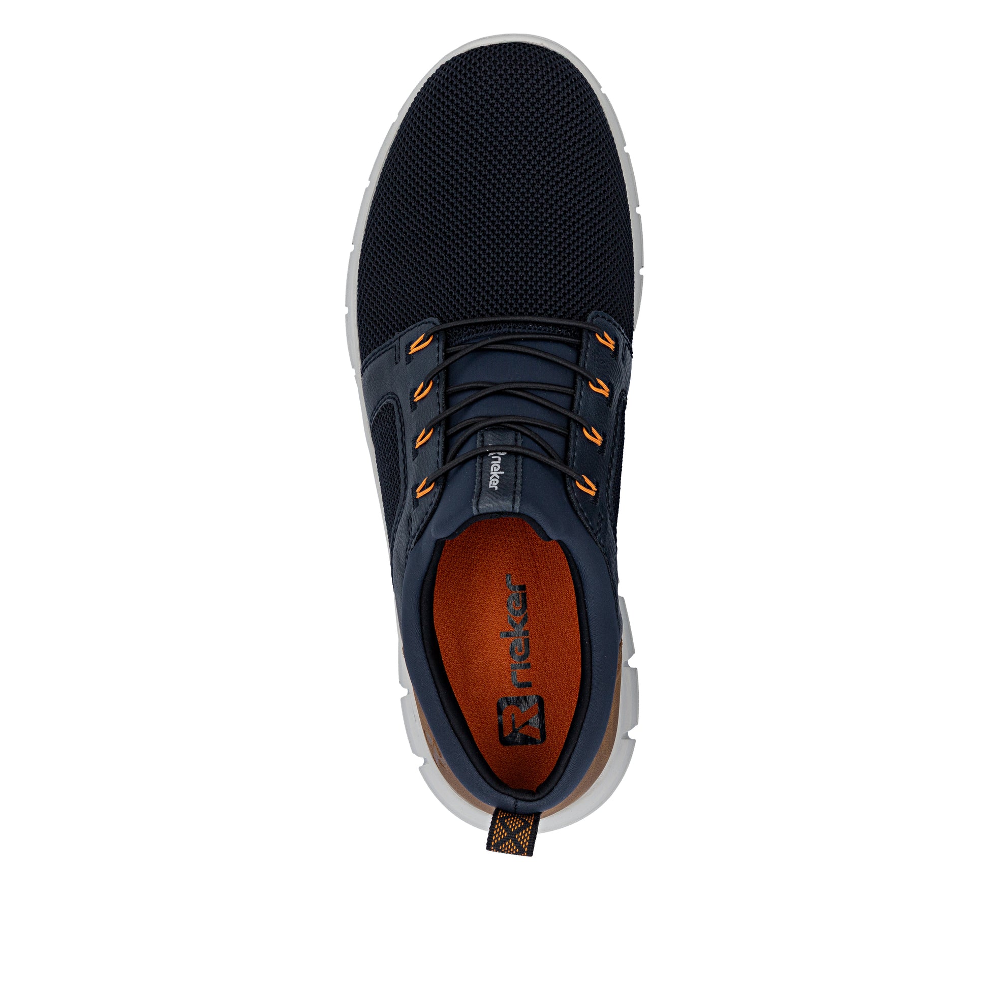Blue Elasticated Shoes for Men | Rieker B7796-14