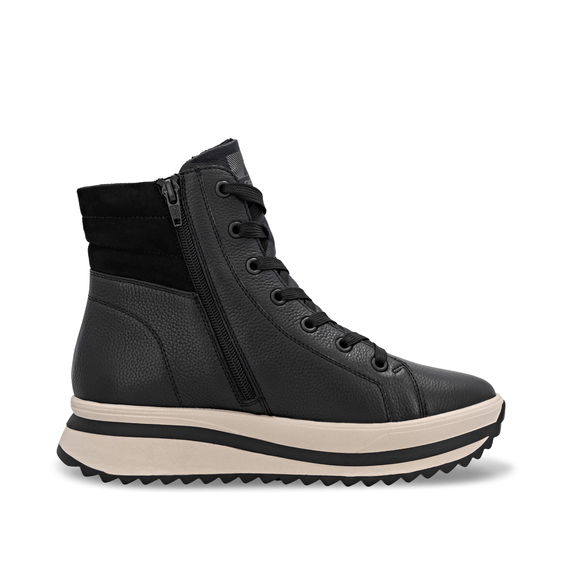 Black Zip Boots for Women | Rieker Sport W3870-00