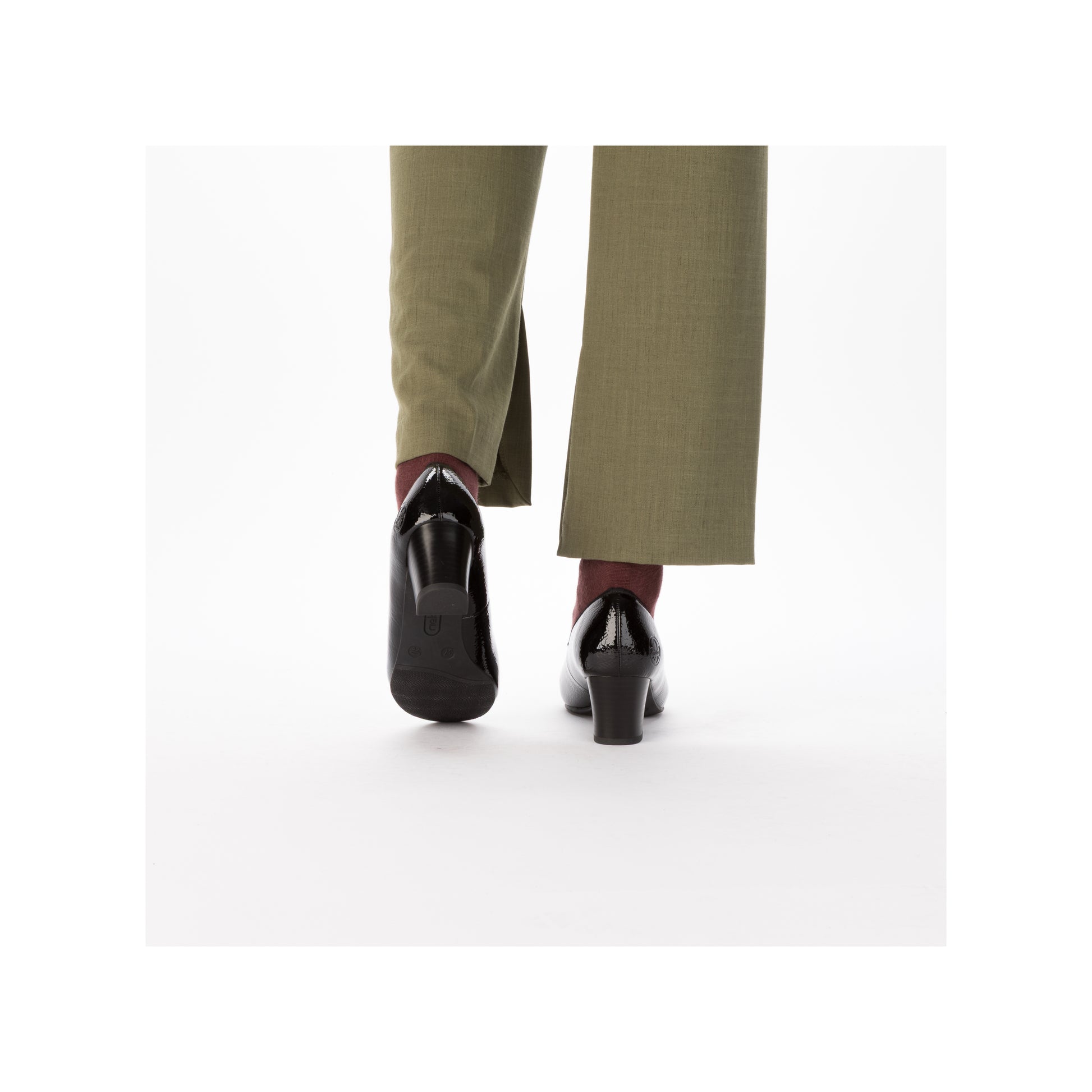 Black Slip-On Shoes for Women | Rieker 44650-02