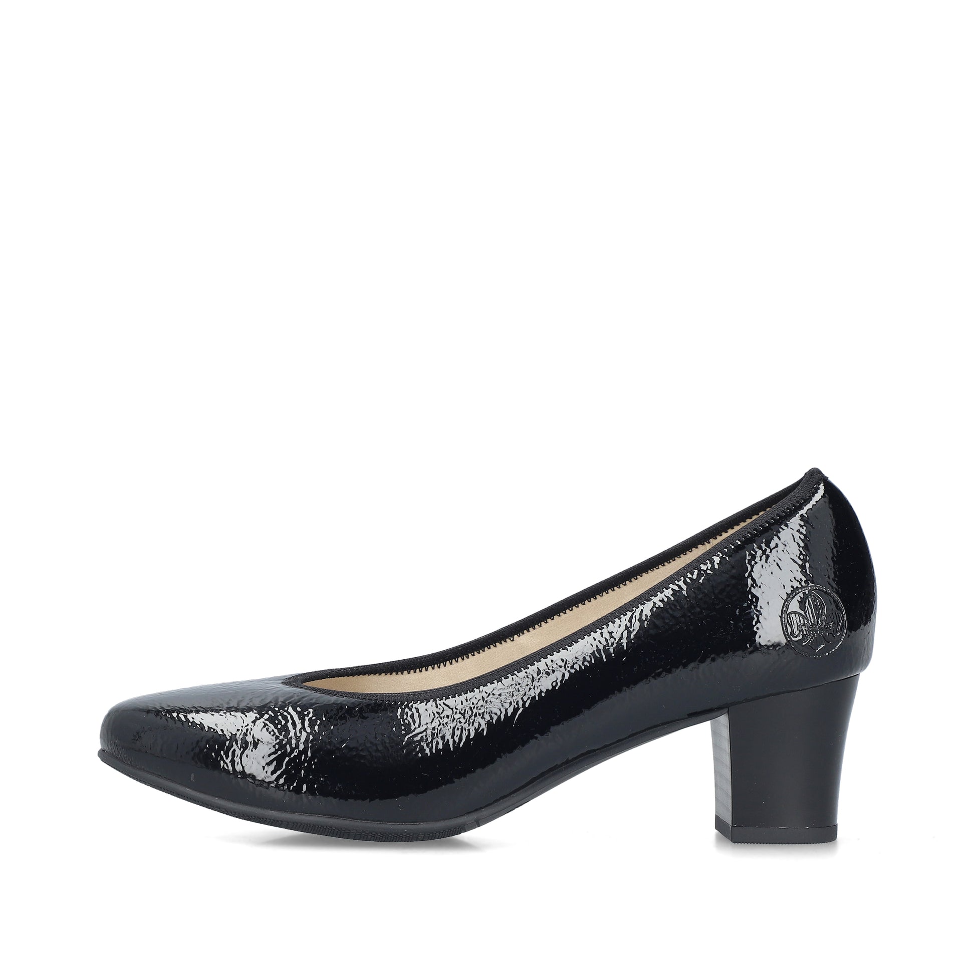 Black Slip-On Shoes for Women | Rieker 44650-02