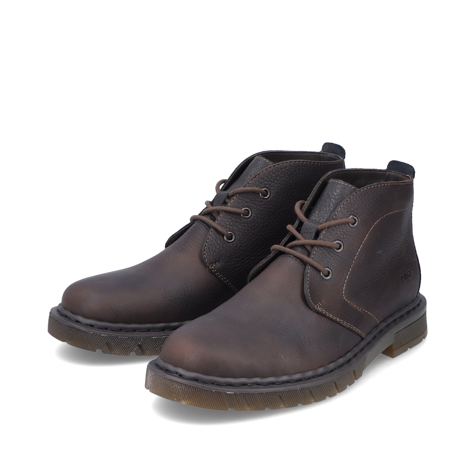 Brown Elasticated Boots for Men | Rieker 31640-25