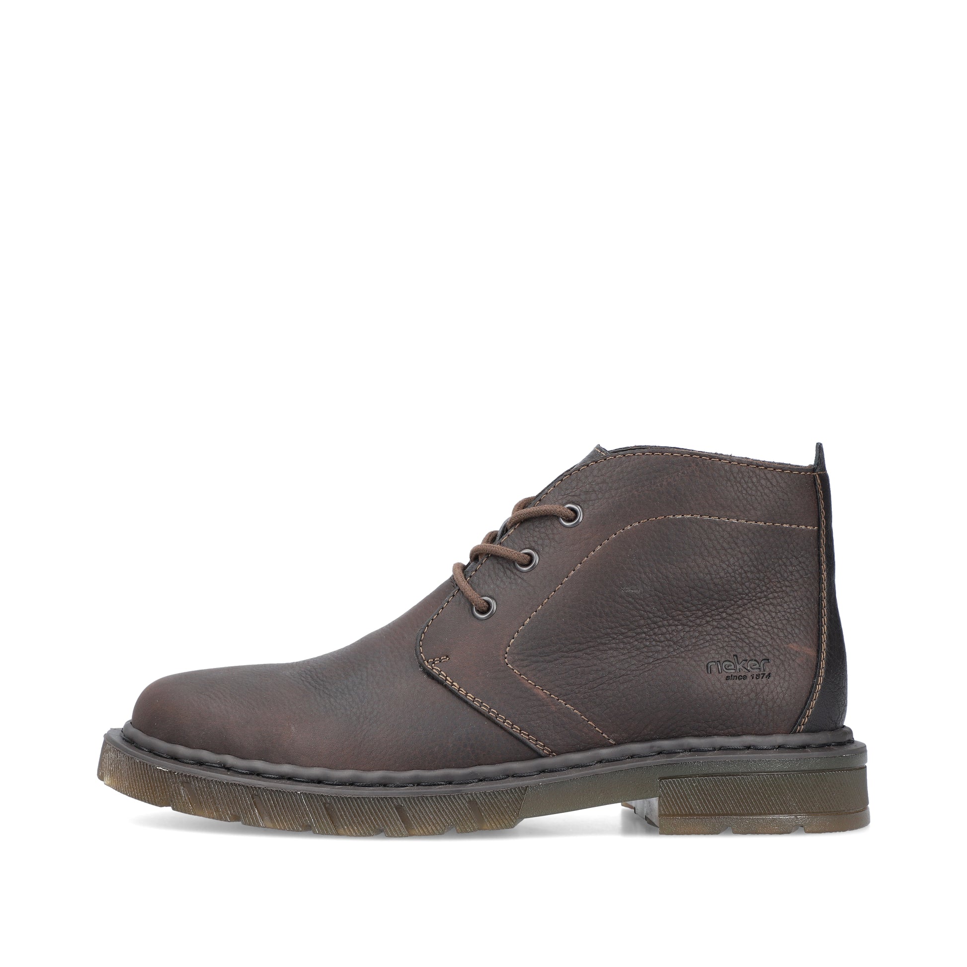 Brown Elasticated Boots for Men | Rieker 31640-25