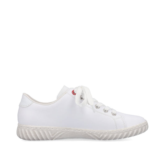 Rieker Women's Casual Trainer - White | N0900-81