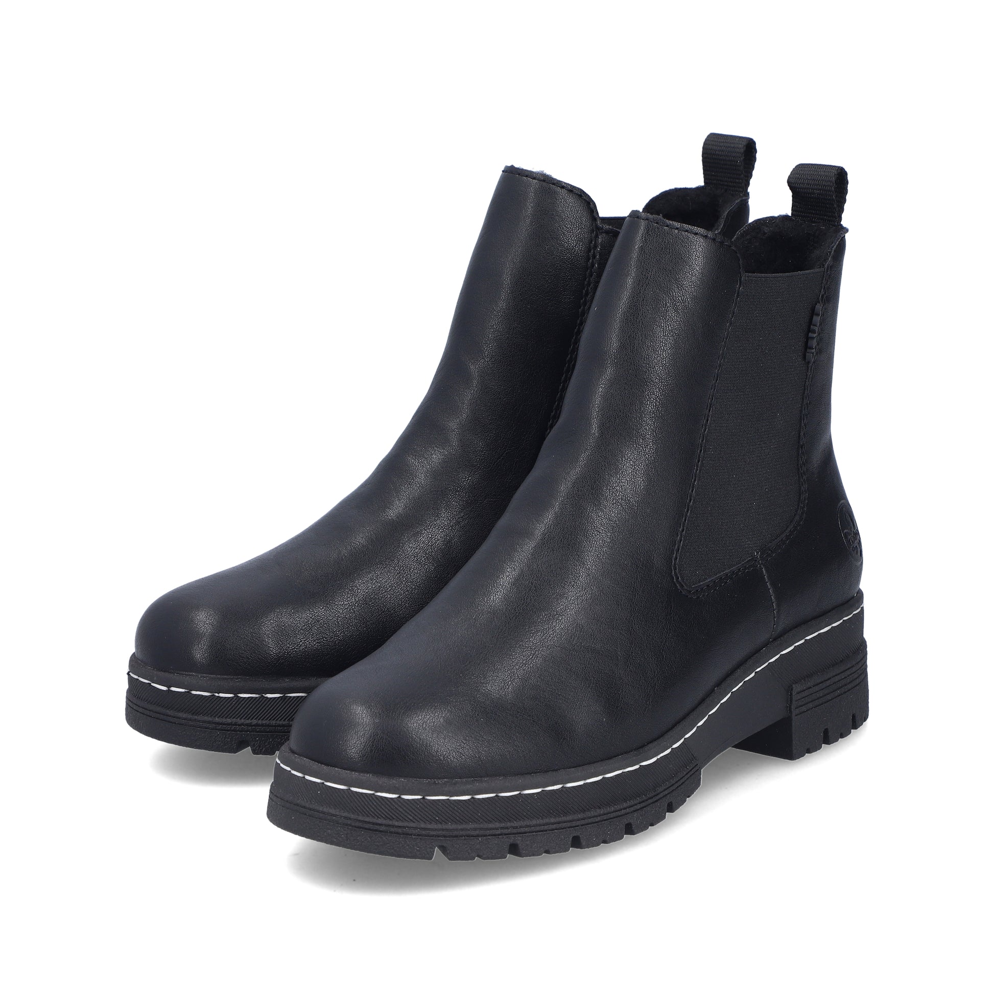 Black Zip Boots for Women | Rieker 73892-00