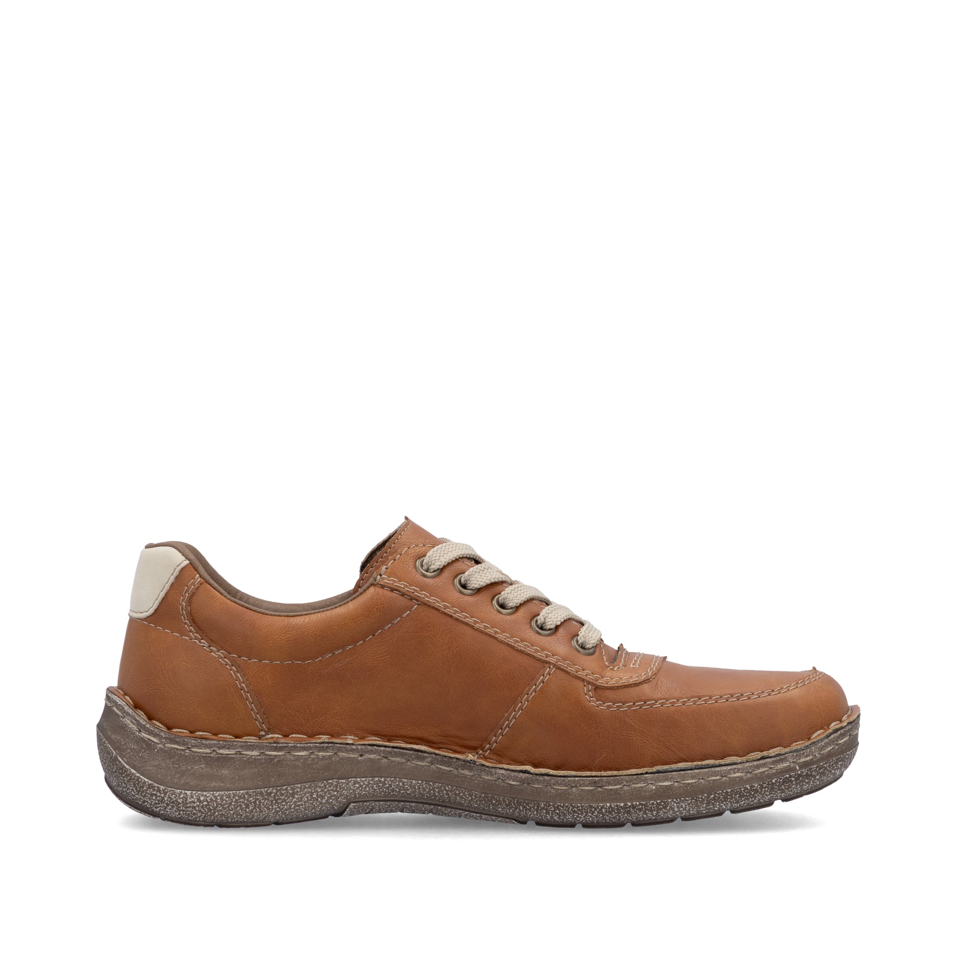 Brown Zip Shoes for Men | Rieker 03030-25