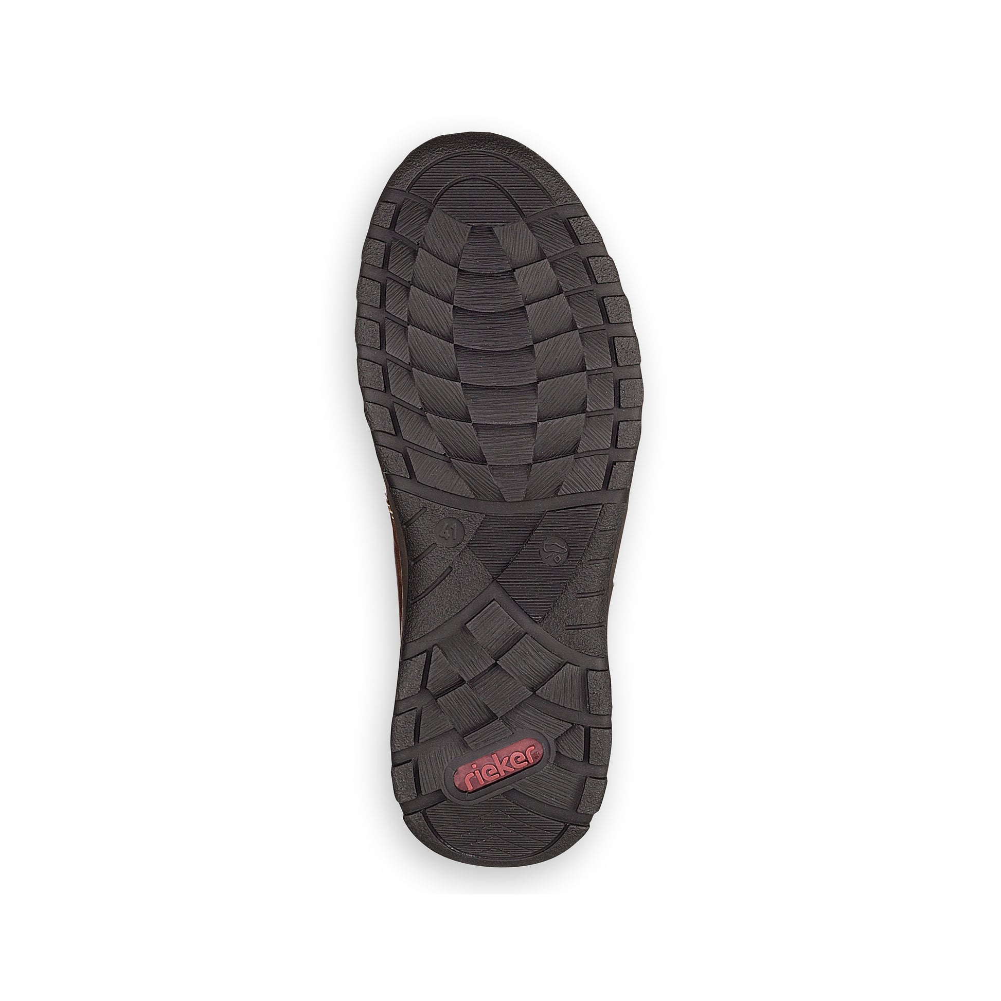 Brown Zip Shoes for Men | Rieker 03329-25