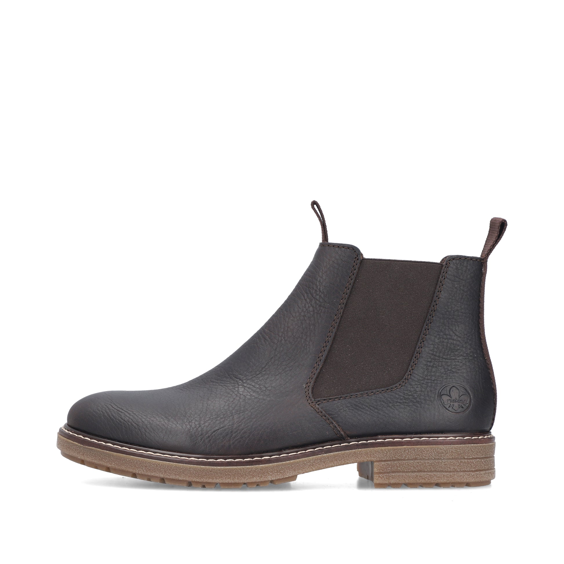 Brown Zip Boots for Men | Rieker 33180-27