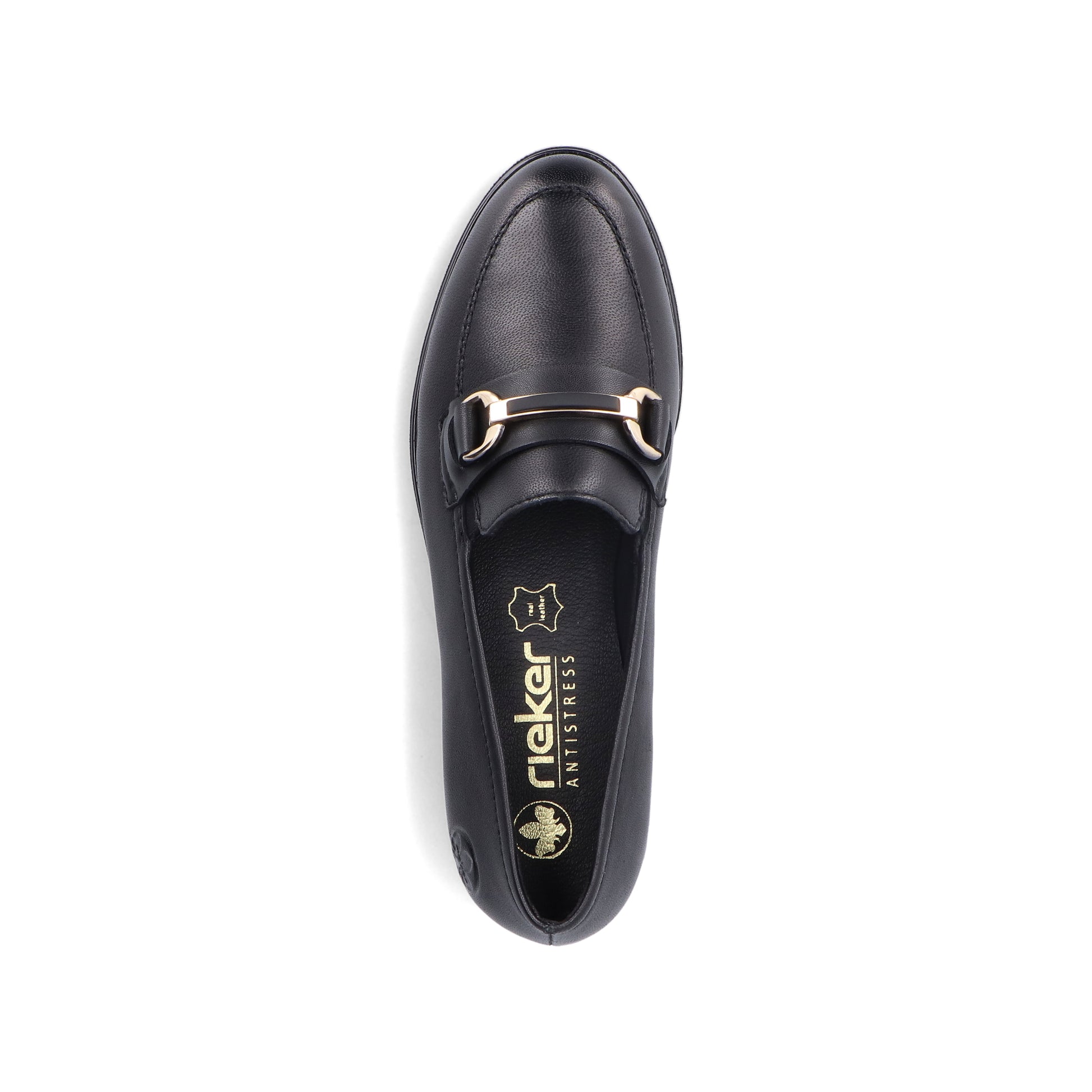 Black Elasticated Shoes for Women | Rieker 46262-01