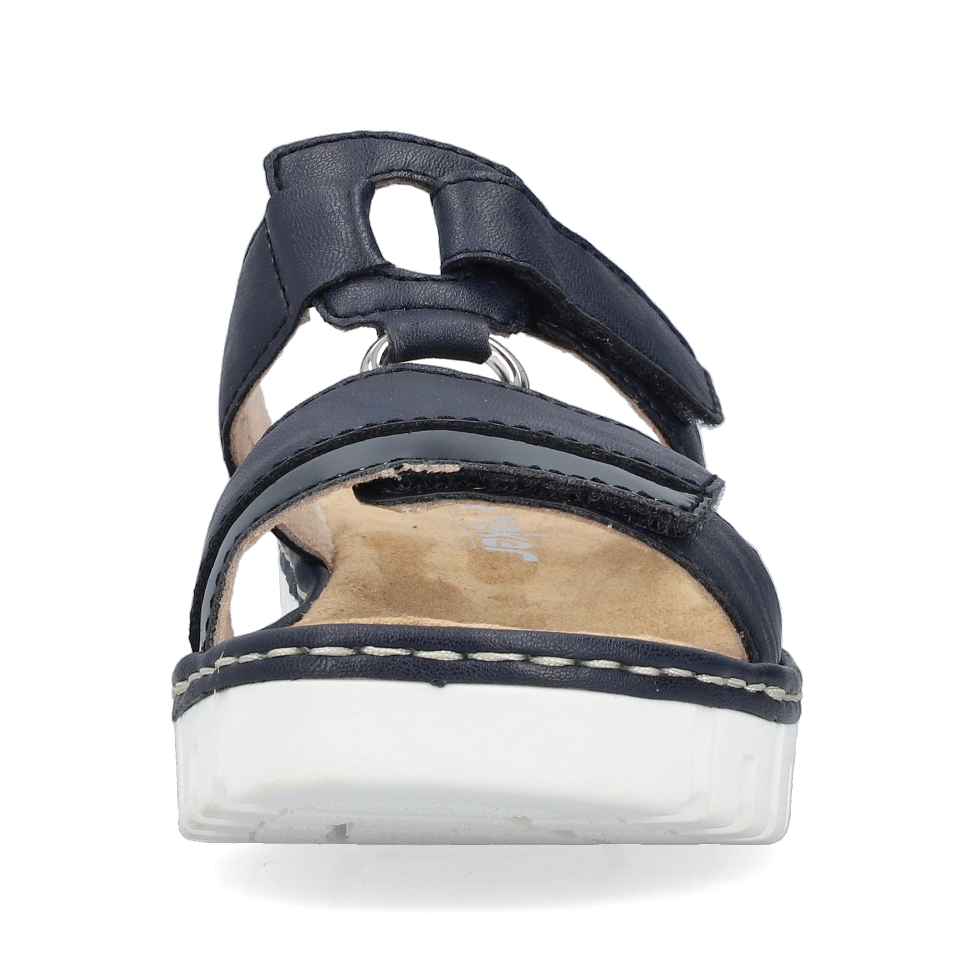 Blue Hook & Loop Sandals for Women | Rieker V1396-14
