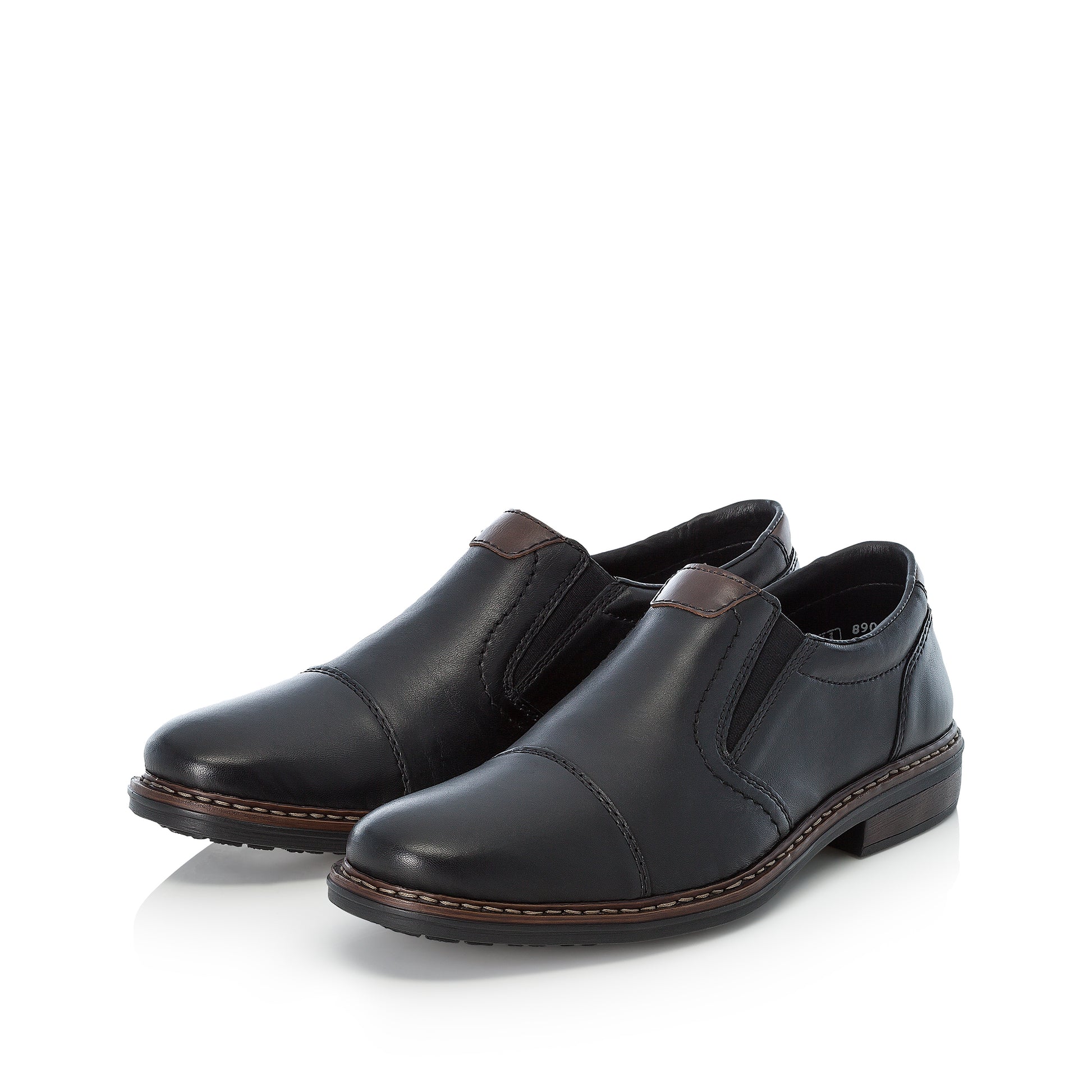 Black Elasticated Shoes for Men | Rieker 17659-00