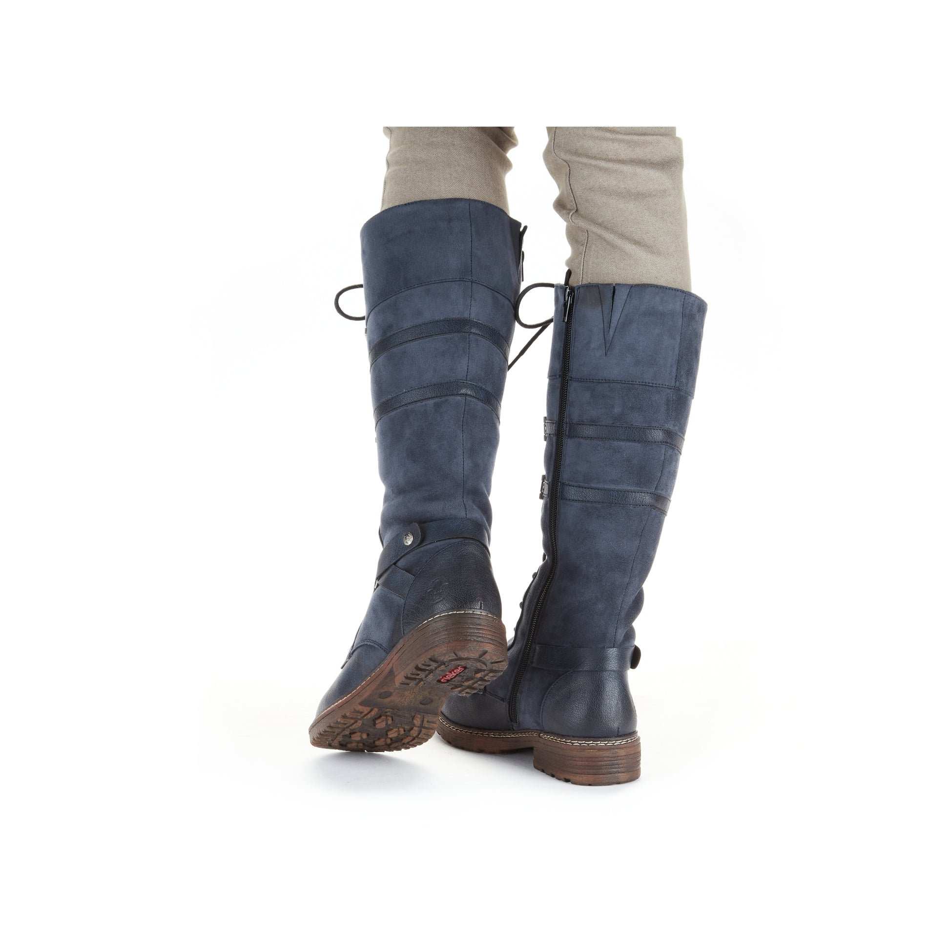 Blue Zip Boots for Women | Rieker 94732-14