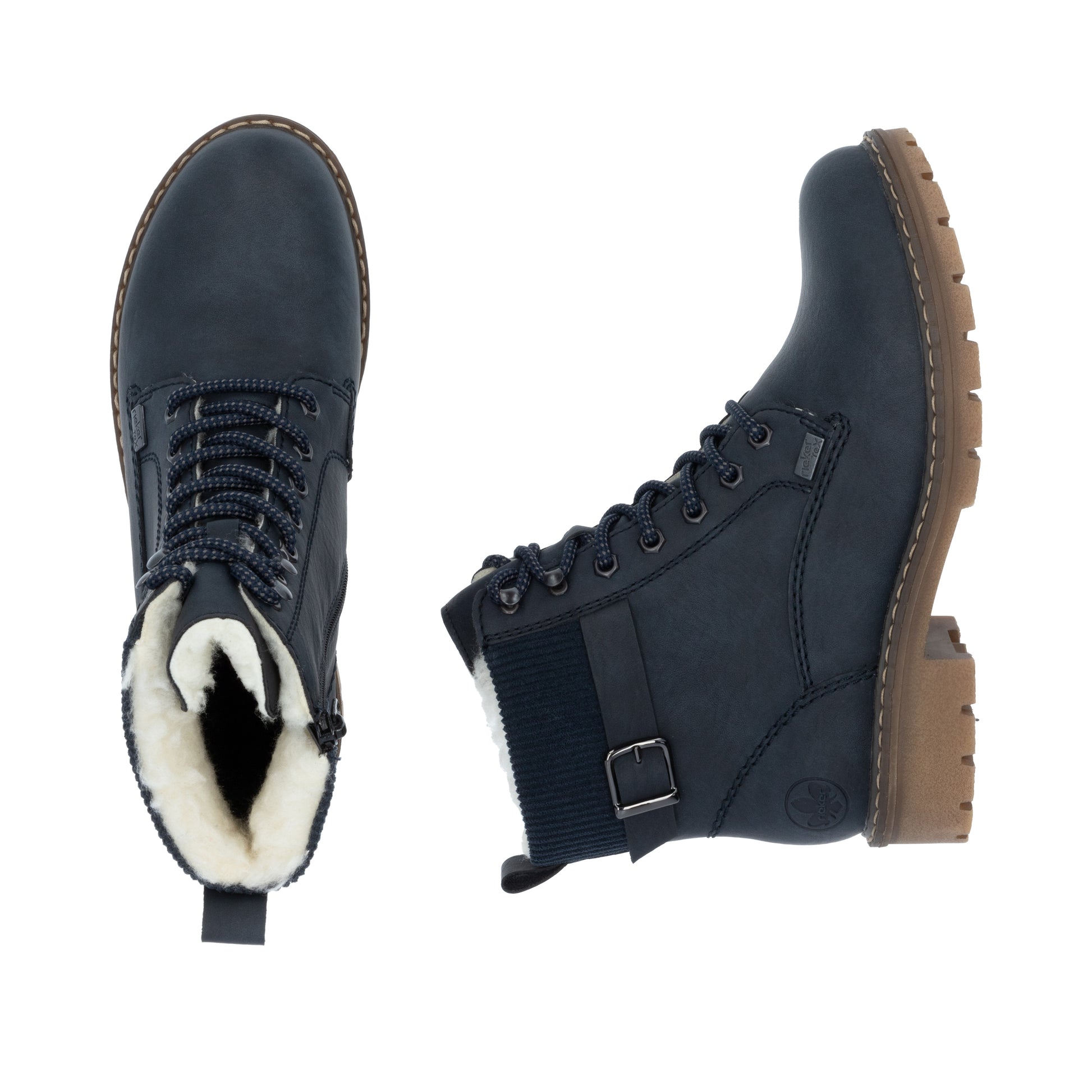 Blue Zip Boots for Women | Rieker Y9102-14
