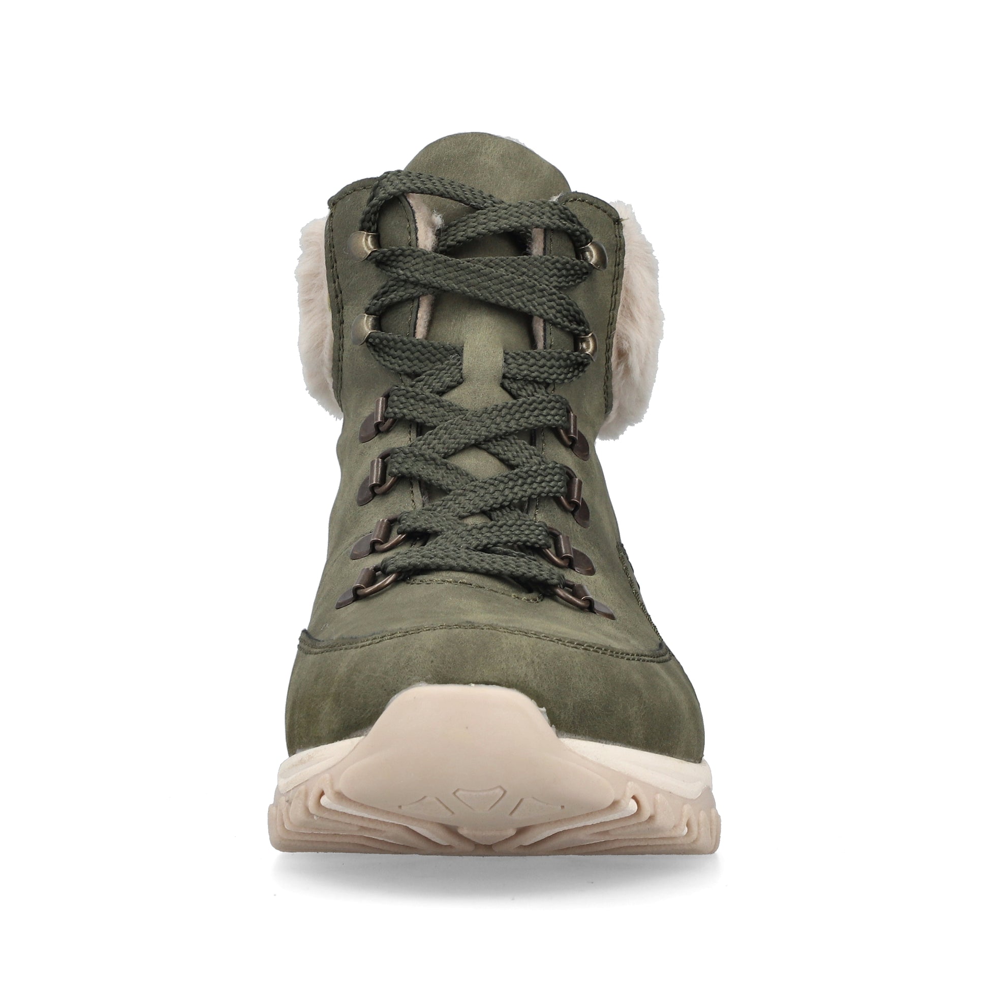Green Elasticated Boots for Women | Rieker M9610-54