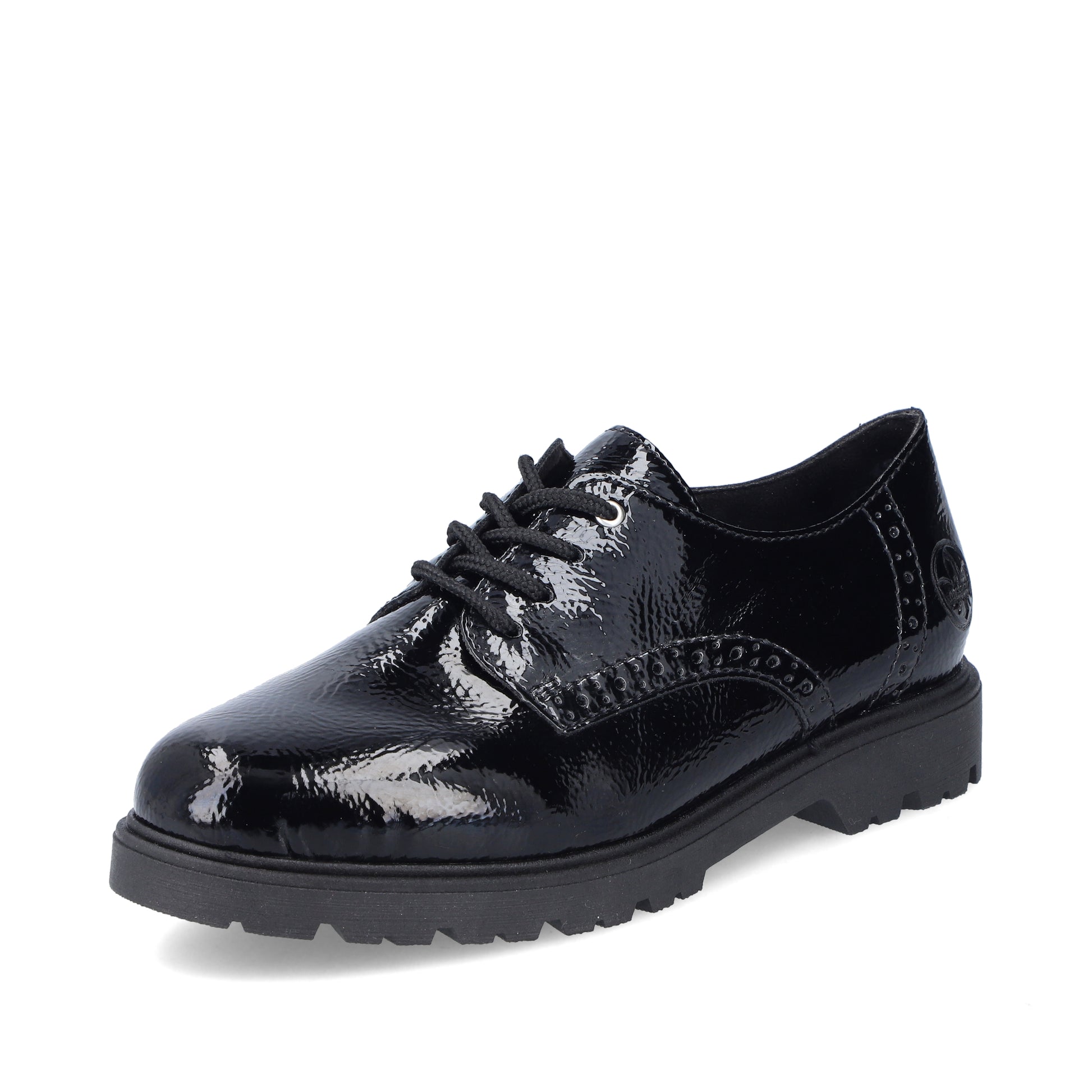 Black Elasticated Shoes for Women | Rieker 45502-00