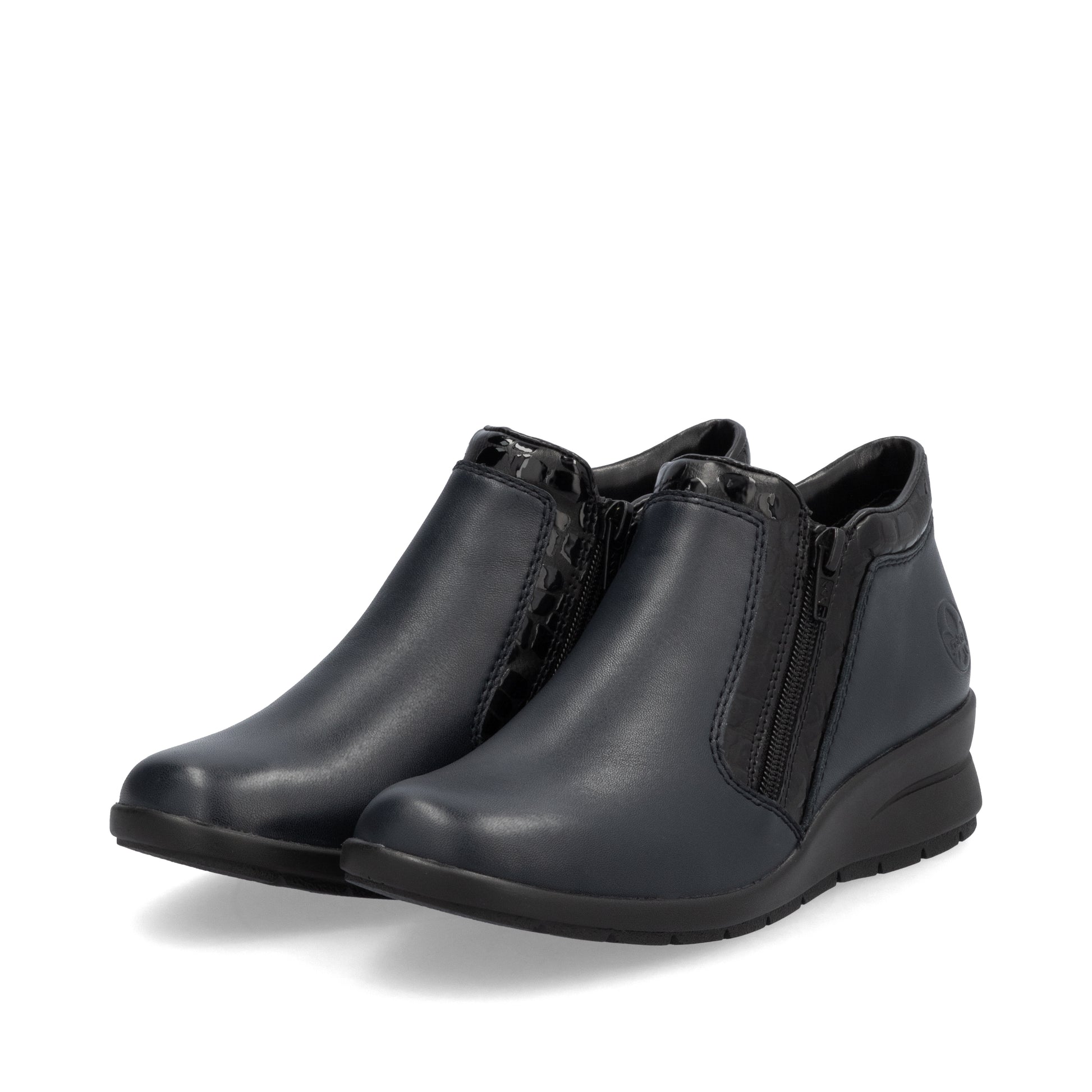 Blue Zip Boots for Women | Rieker L4883-14