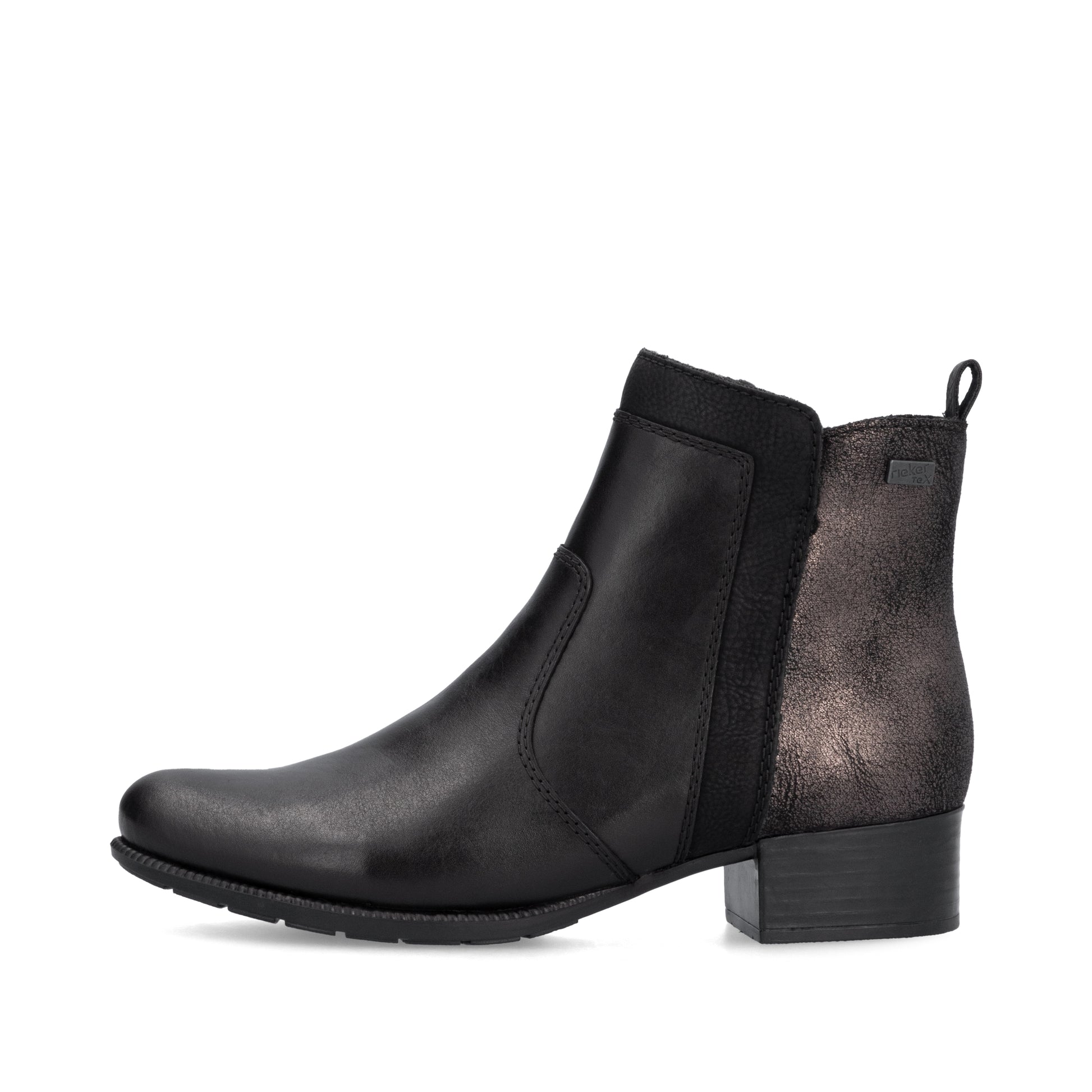 Black Zip Boots for Women | Rieker 78658-00