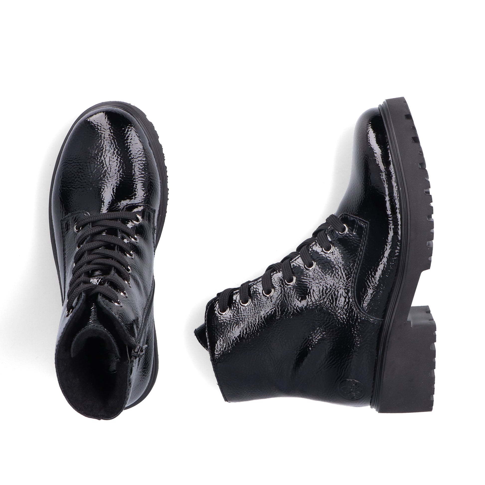 Black Zip Boots for Women | Rieker 76002-00