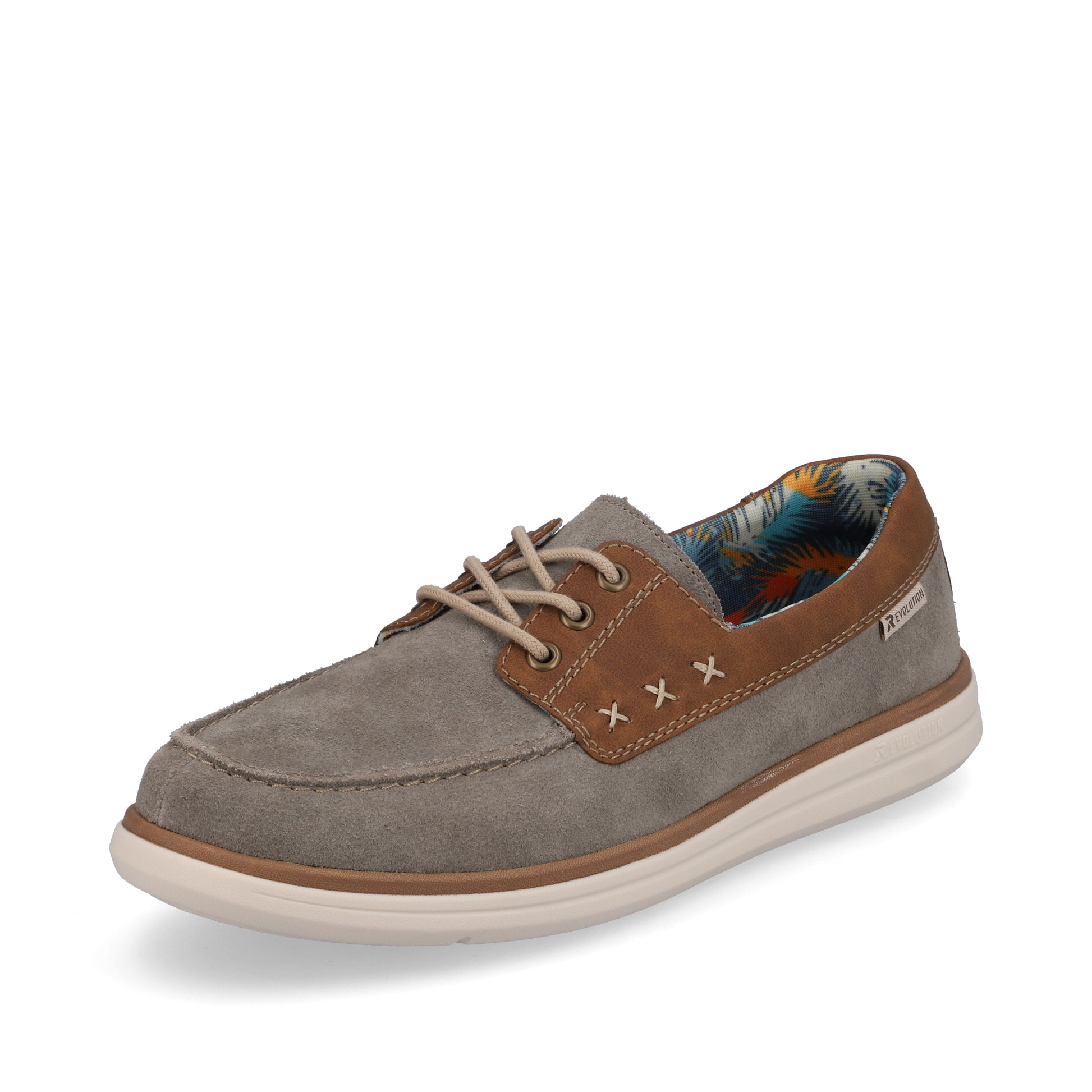 Grey Lace-Up Shoes for Men | Rieker Sport U0601-42