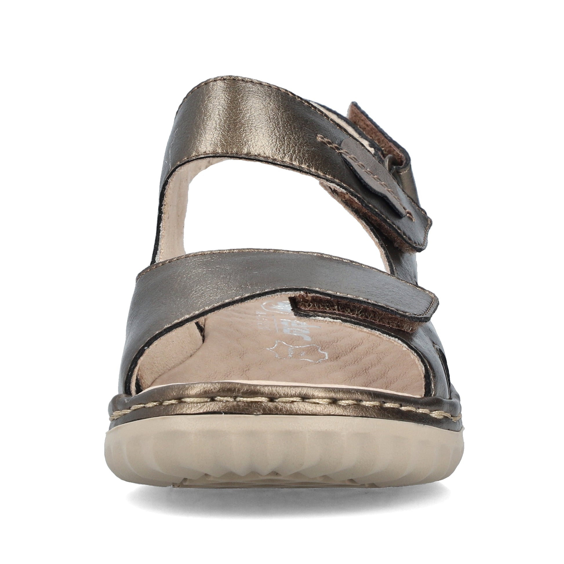 Bronze Hook & Loop Sandals for Women | Rieker 60462-90