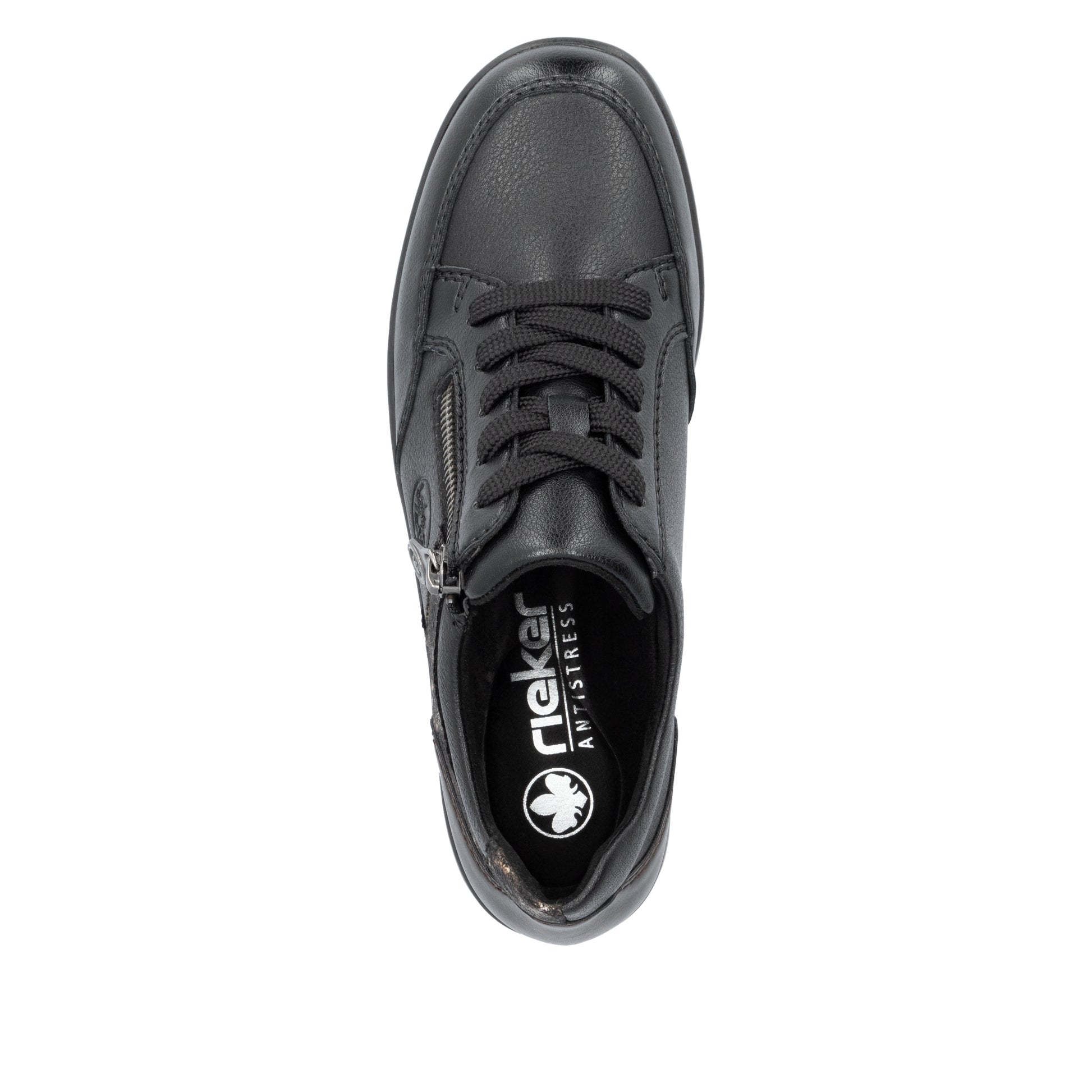 Black Zip Shoes for Women | Rieker L4801-00