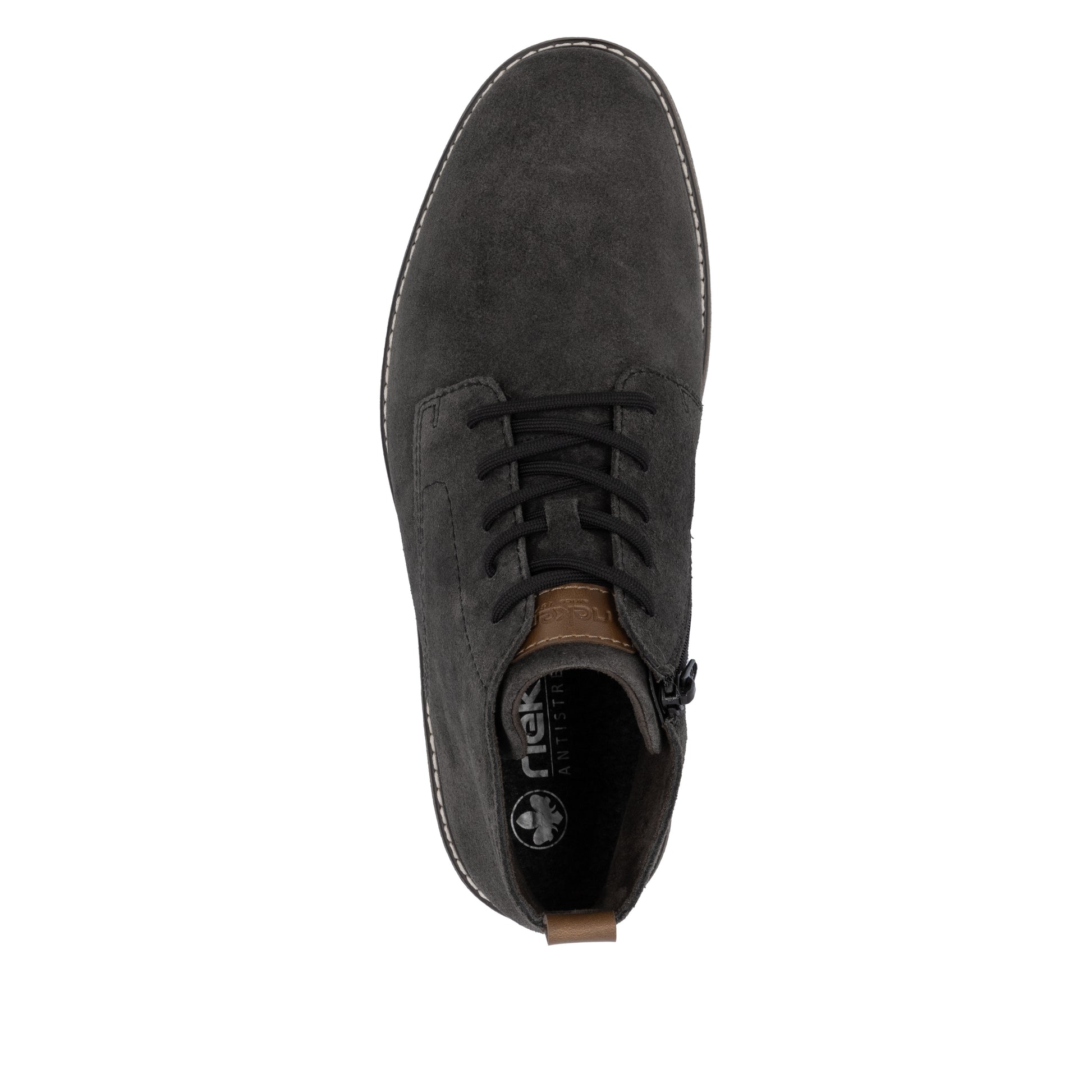 Grey Zip Boots for Men | Rieker 33106-45