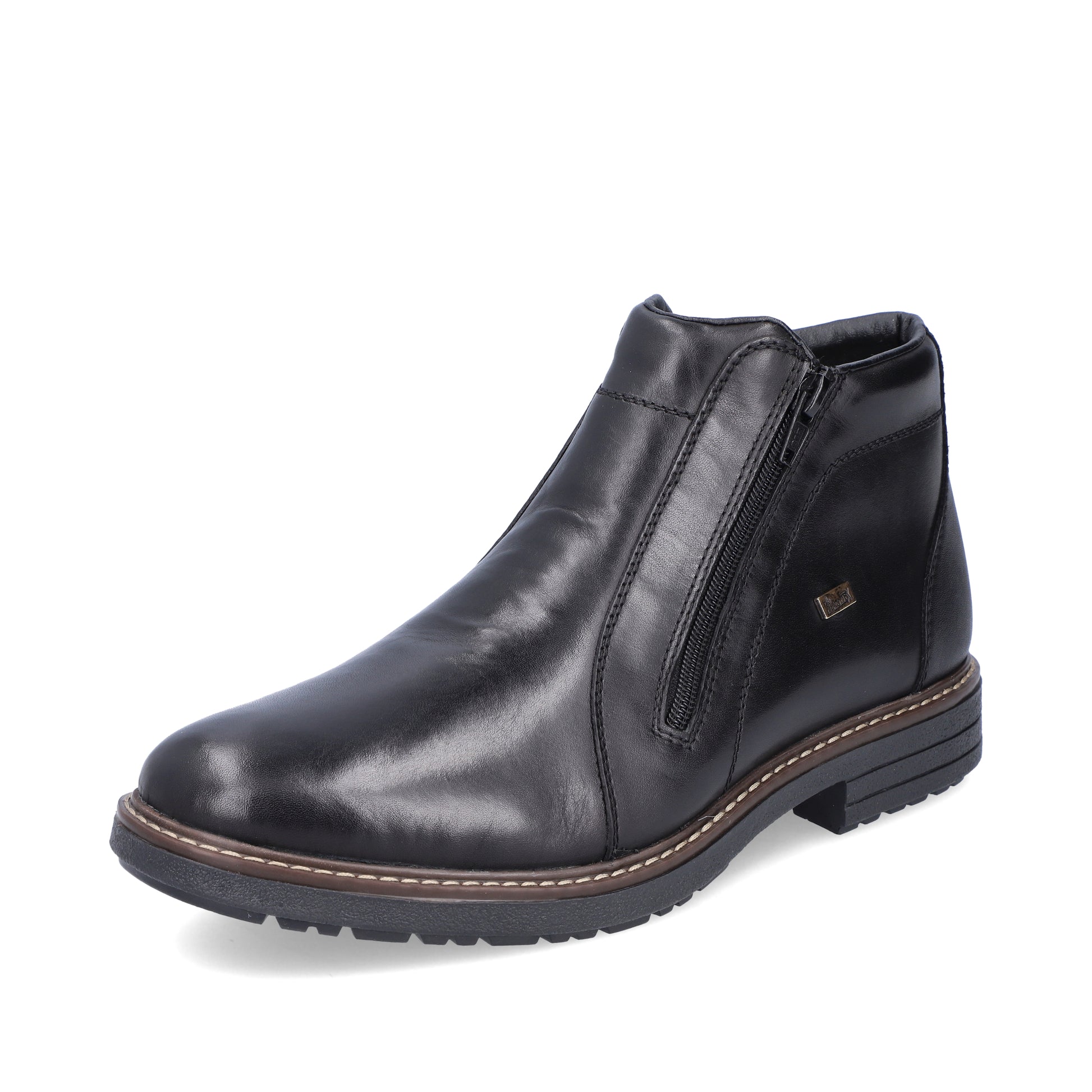 Black Zip Boots for Men | Rieker 33160-00