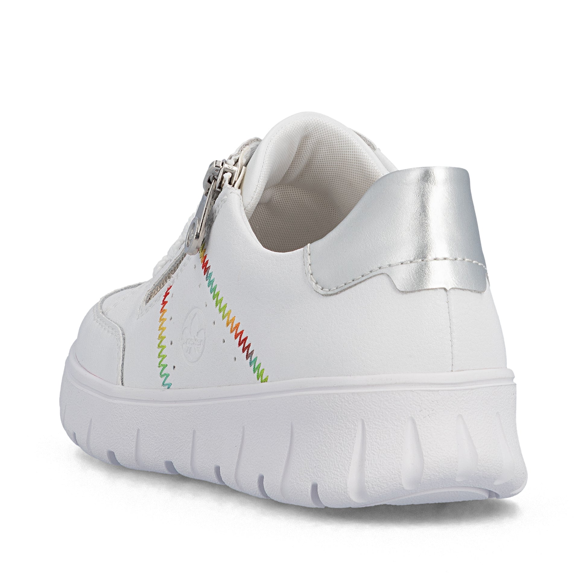 White Zip Shoes for Women | Rieker N1313-80