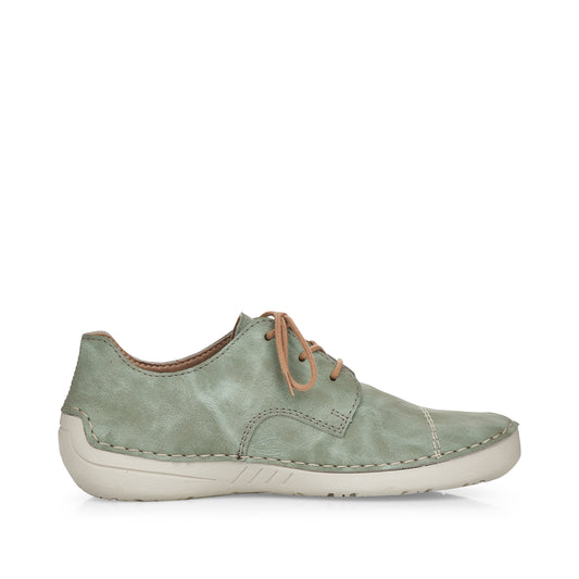 Rieker Women's Casual Lace-up Shoe - Green | 52528-52