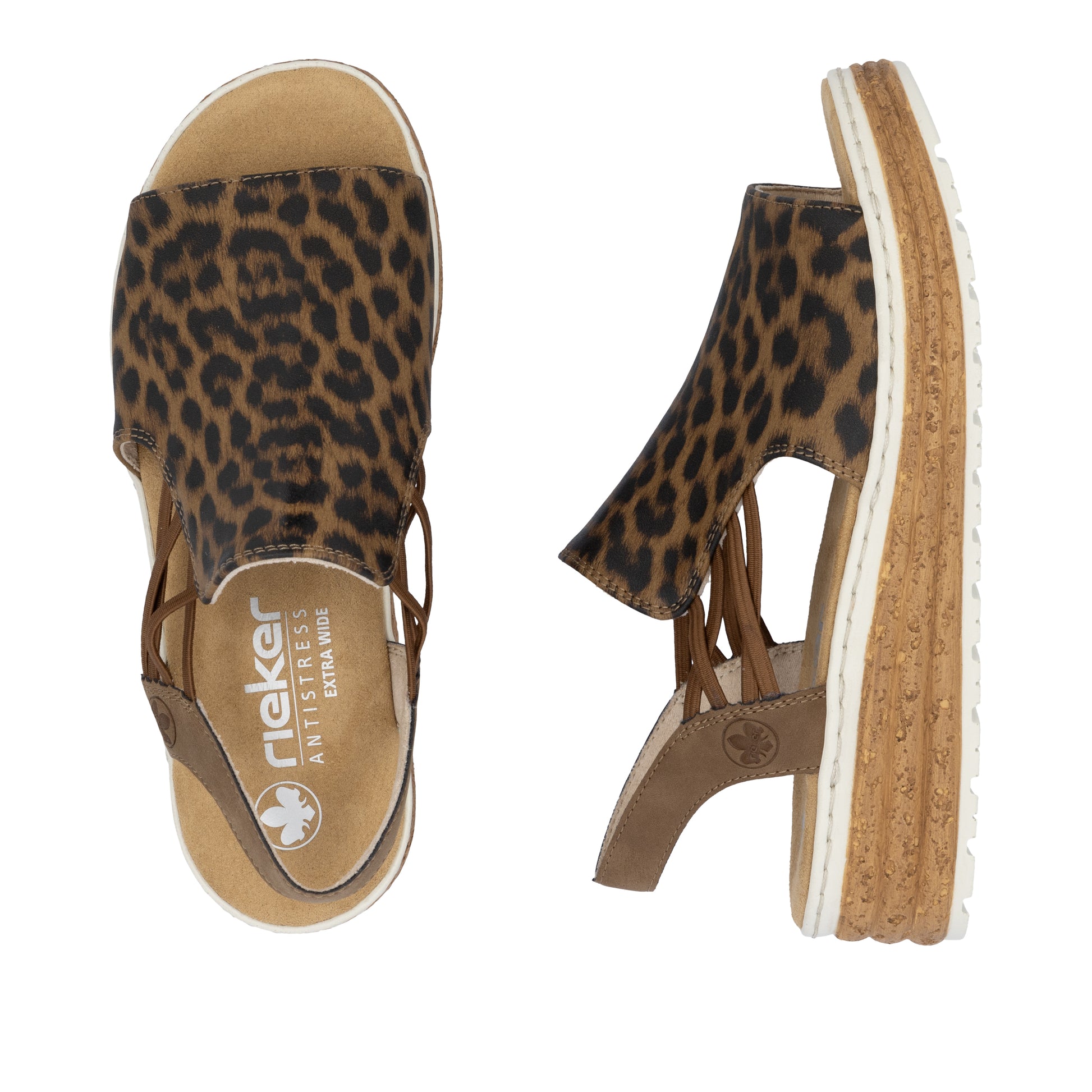 Multi Elasticated Sandals for Women | Rieker 62741-90