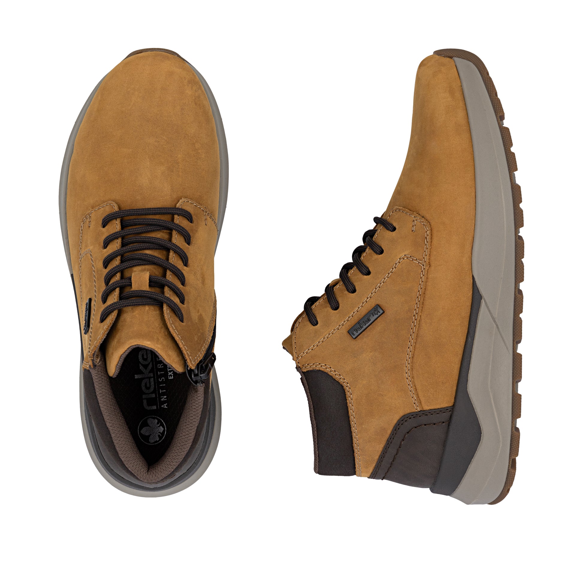 Yellow Zip Boots for Men | Rieker 06001-68