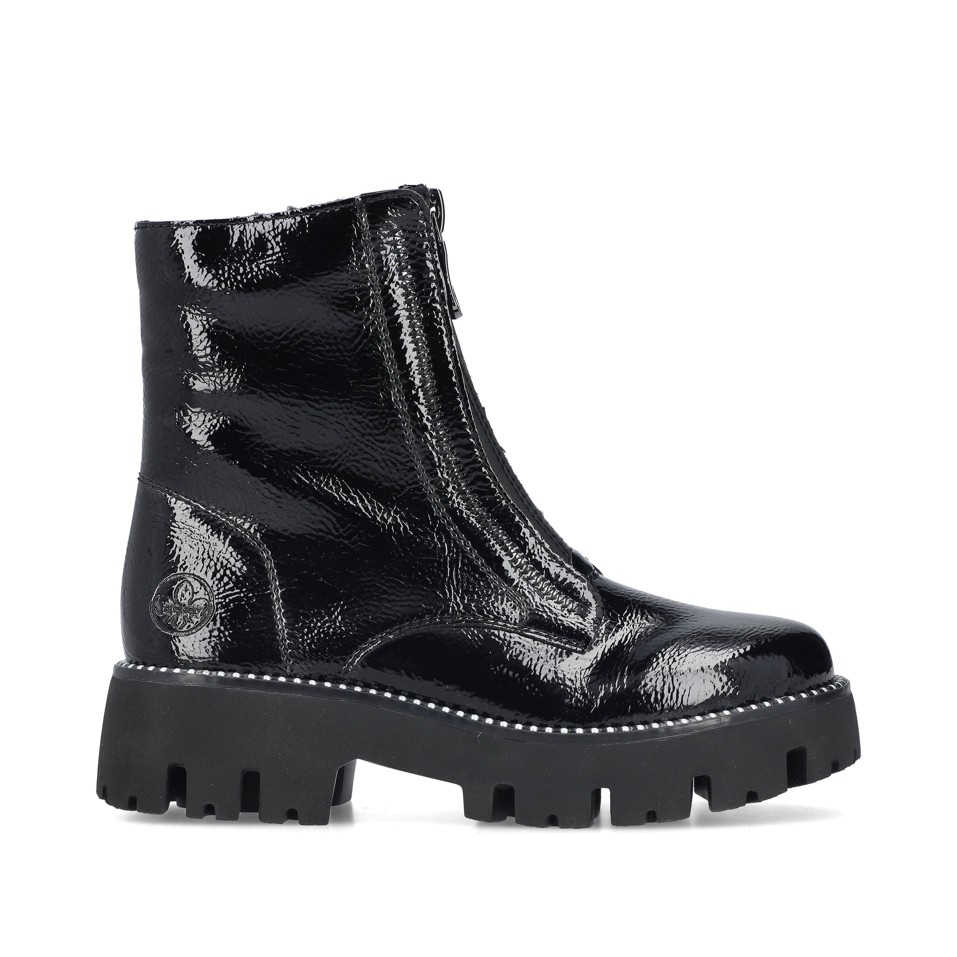 Black Zip Boots for Women | Rieker Y3351-00