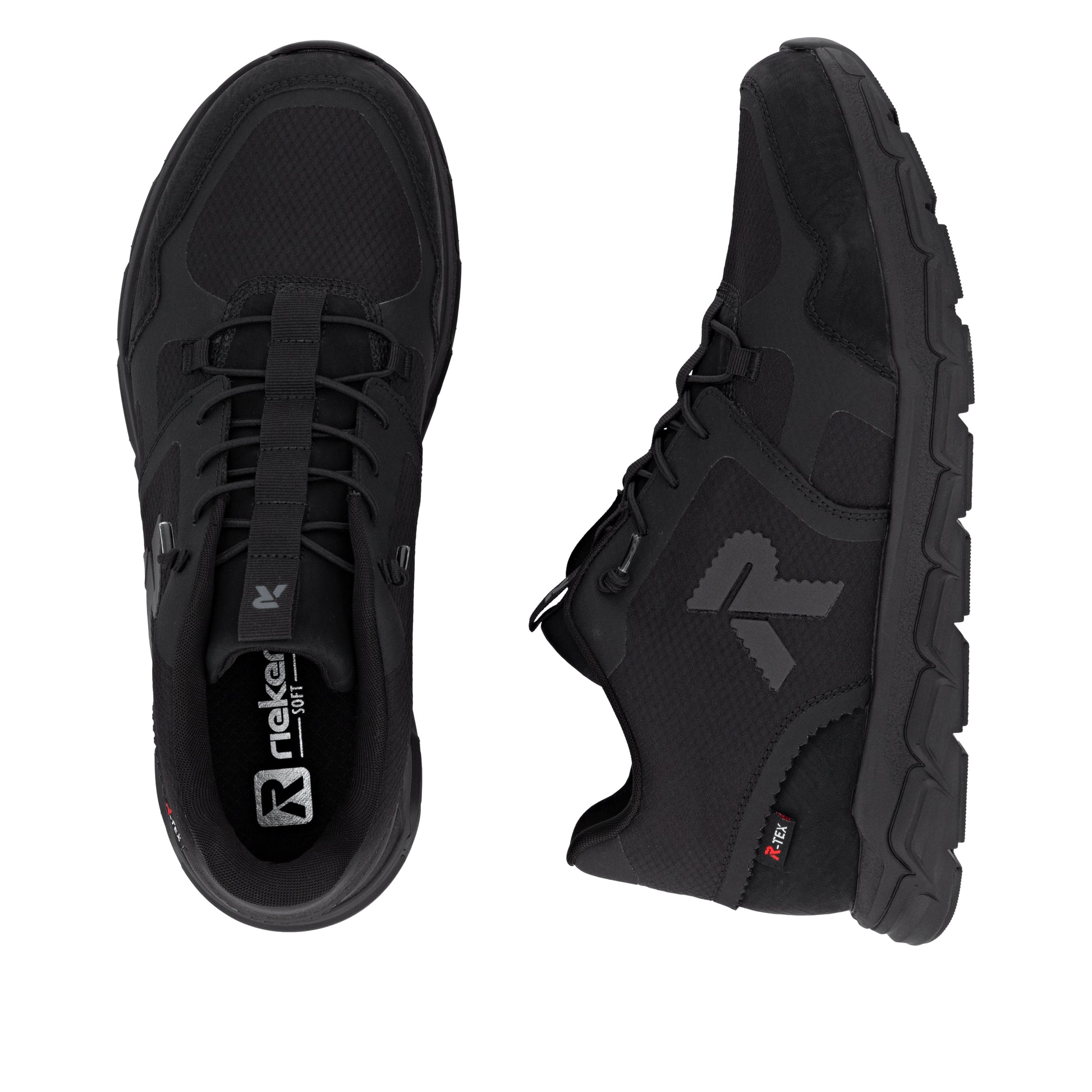 Black Elasticated Boots for Men | Rieker Sport 09170-00