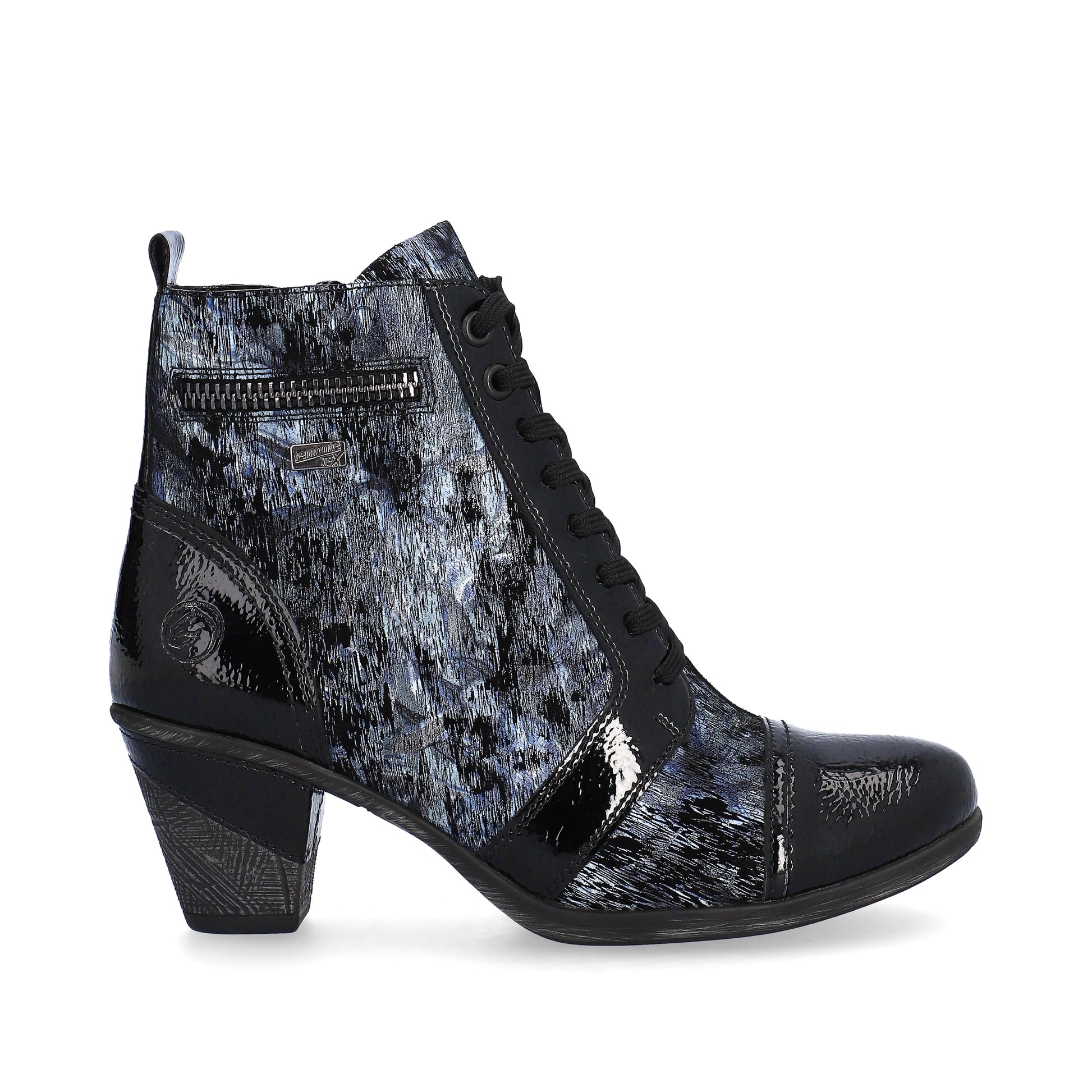 Blue Zip Boots for Women | Remonte D8797-14