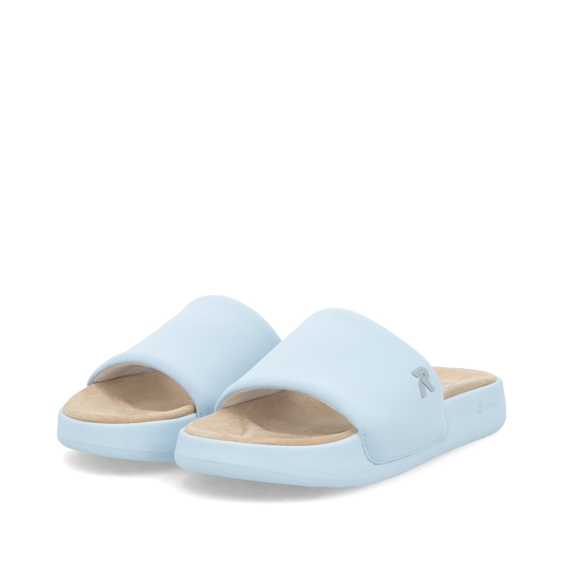 Blue Slip-On Sandals for Women | Rieker Sport W3250-12