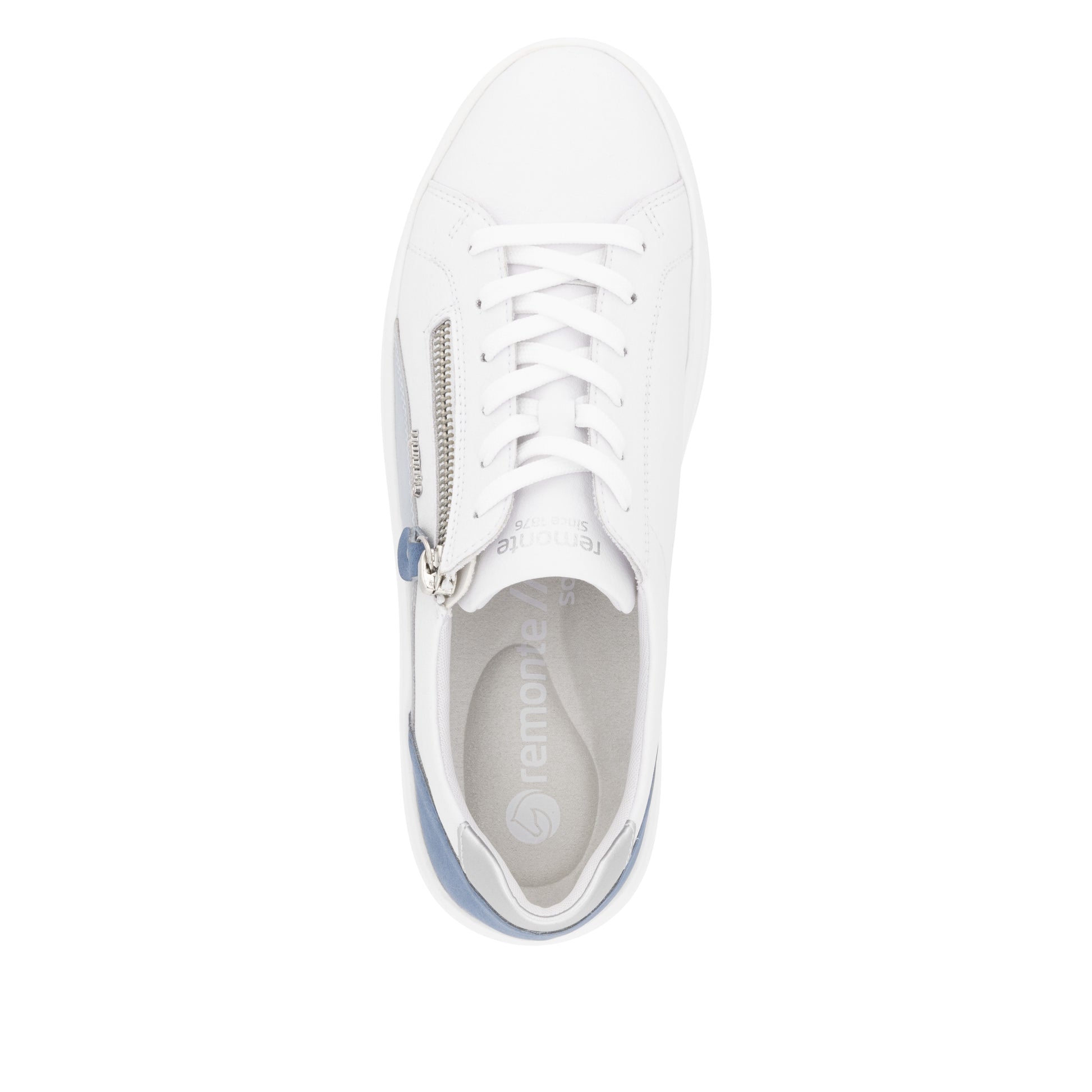 White Zip Shoes for Women | Remonte D1C01-84